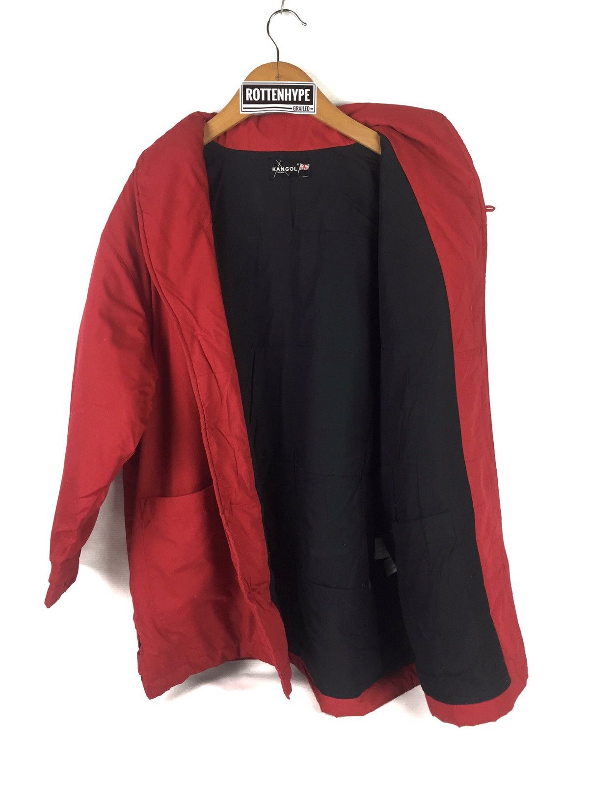 Kangol Streetwear deal🔥Reds Kangol Repeated Logo jacket Size US L / EU 52-54 / 3 - 6 Thumbnail