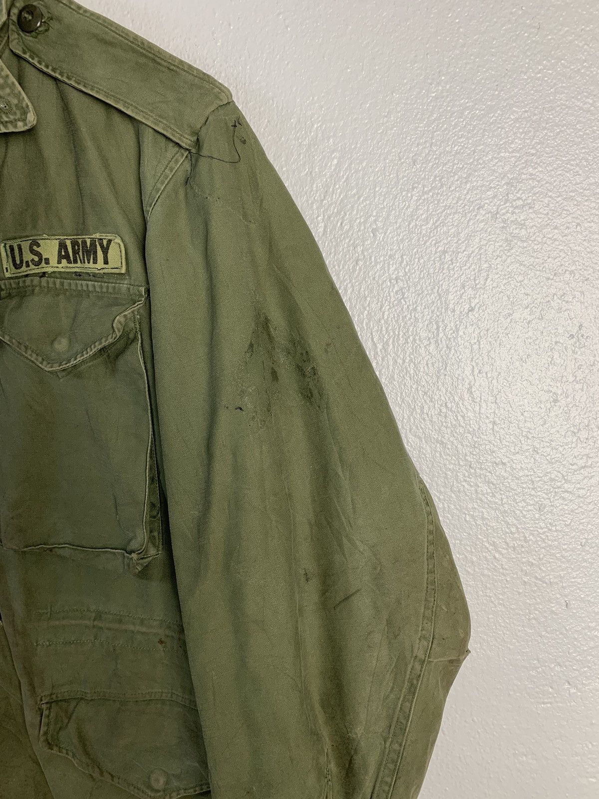 Vintage Vintage US Army Sateen OG 107 9Oz Jacket Size US M / EU 48-50 / 2 - 7 Thumbnail