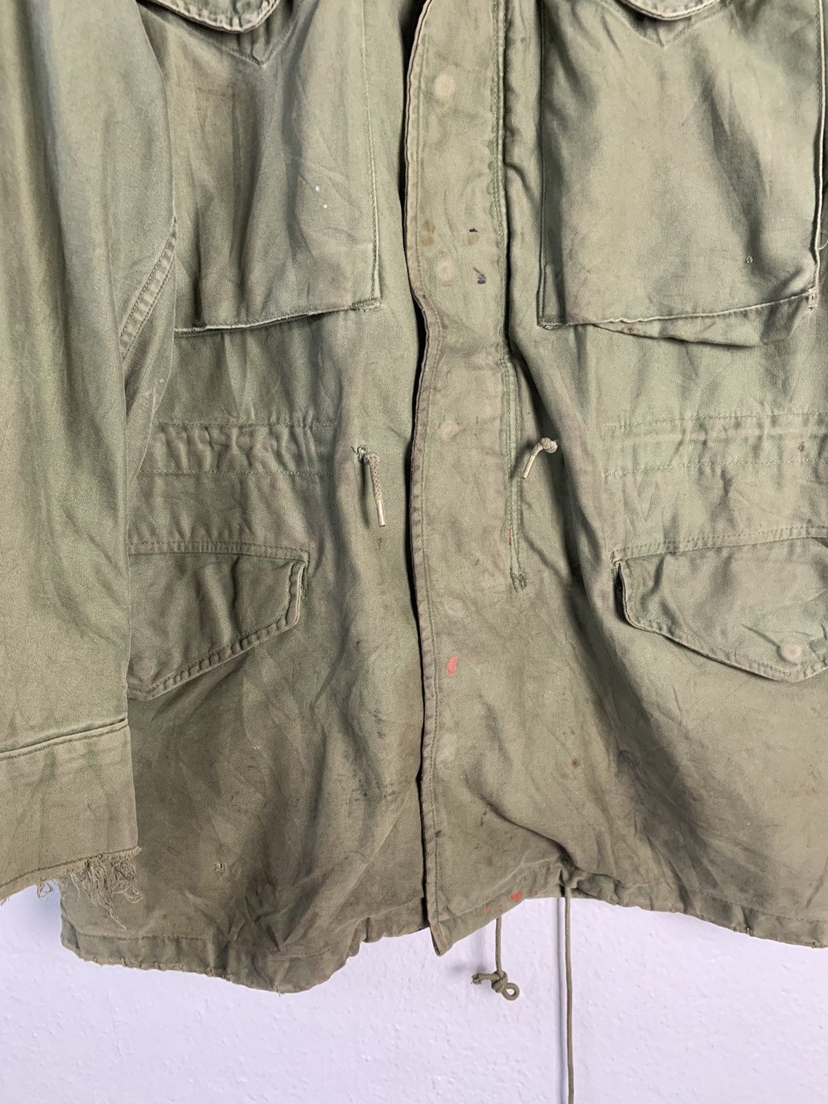 Vintage Vintage US Army Sateen OG 107 9Oz Jacket Size US M / EU 48-50 / 2 - 9 Thumbnail