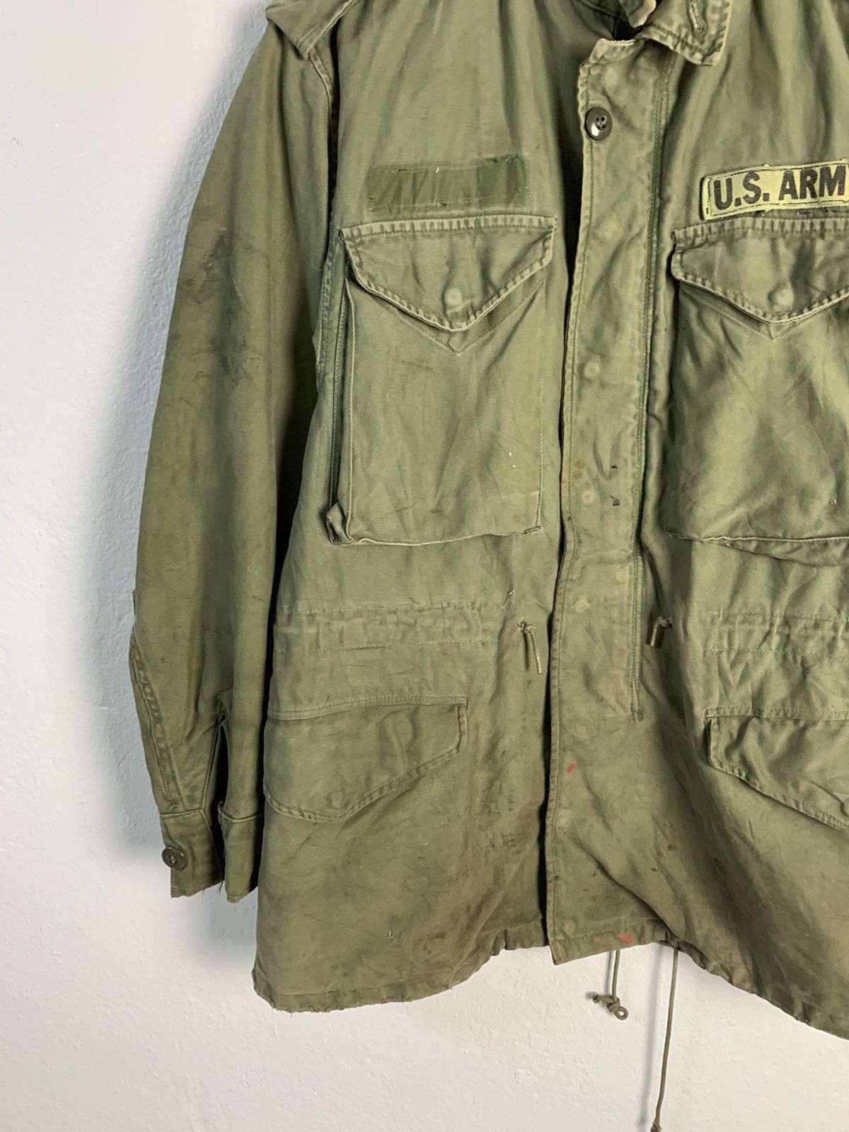 Vintage Vintage US Army Sateen OG 107 9Oz Jacket Size US M / EU 48-50 / 2 - 3 Thumbnail