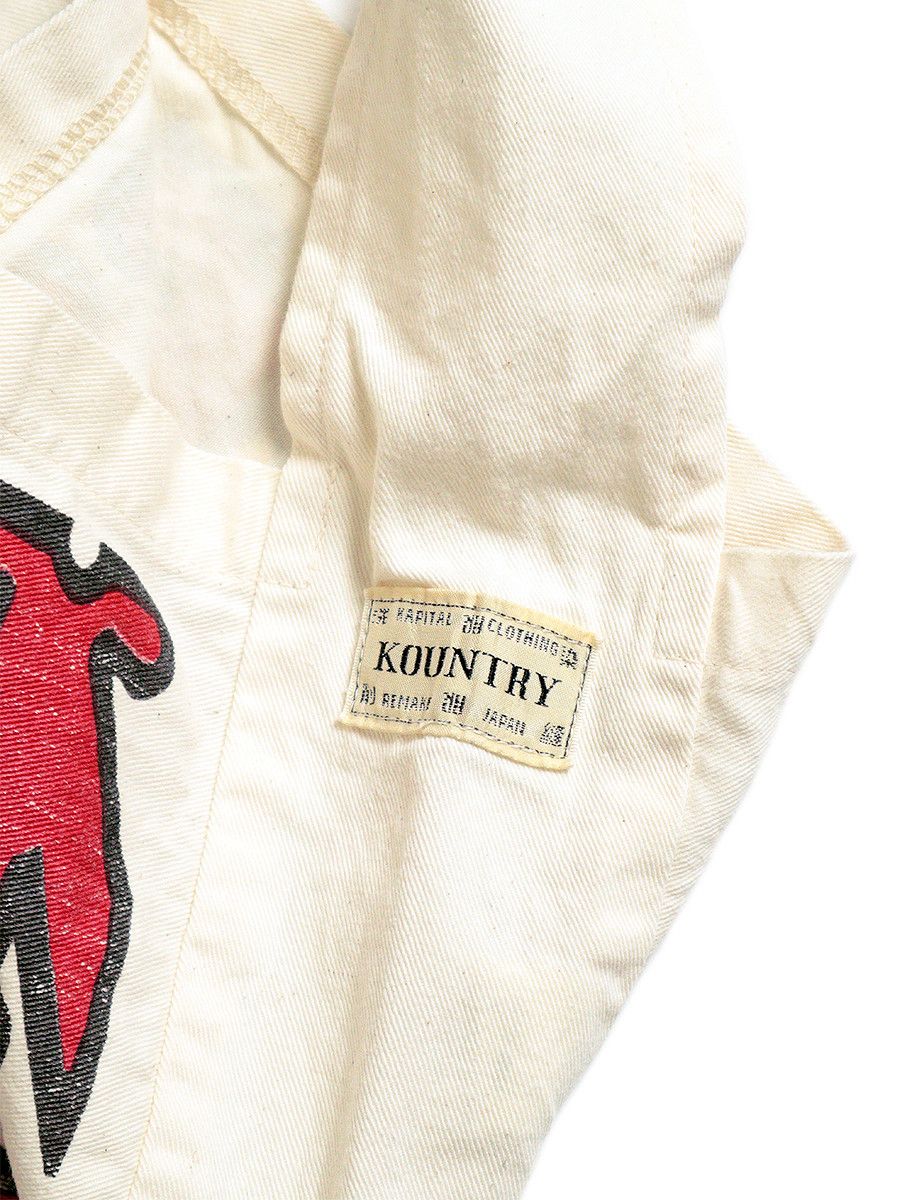 Kapital Kapital KOUNTRY Cotton twill FACTORY BOOK BAG brand new Size ONE SIZE - 4 Thumbnail