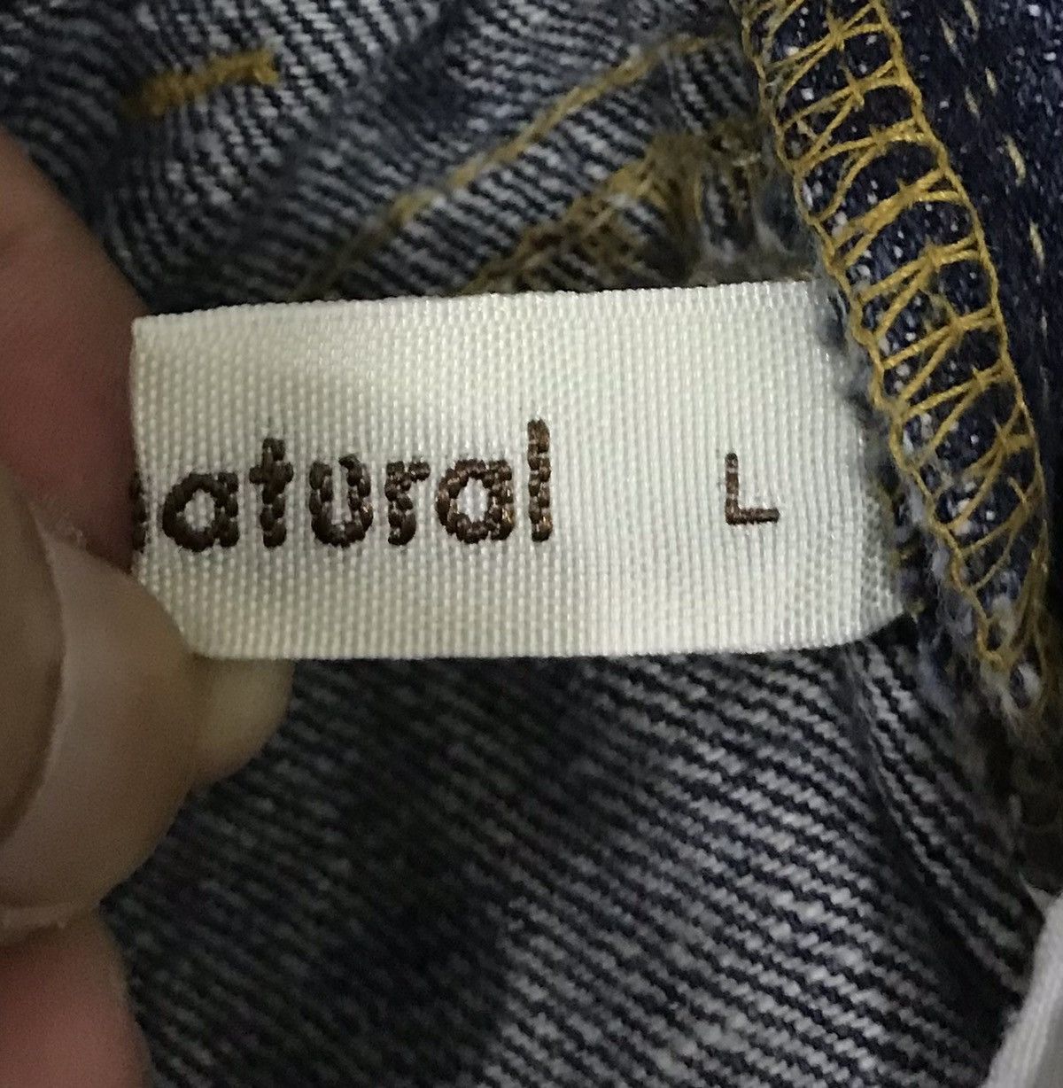 Japanese Brand NAVY NATURAL OVERALLS Size US 35 - 13 Thumbnail