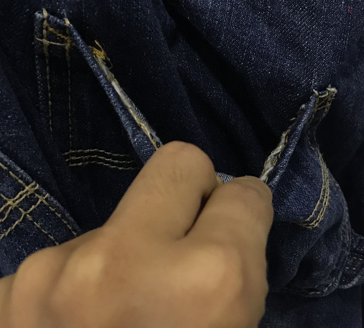 Japanese Brand NAVY NATURAL OVERALLS Size US 35 - 10 Thumbnail