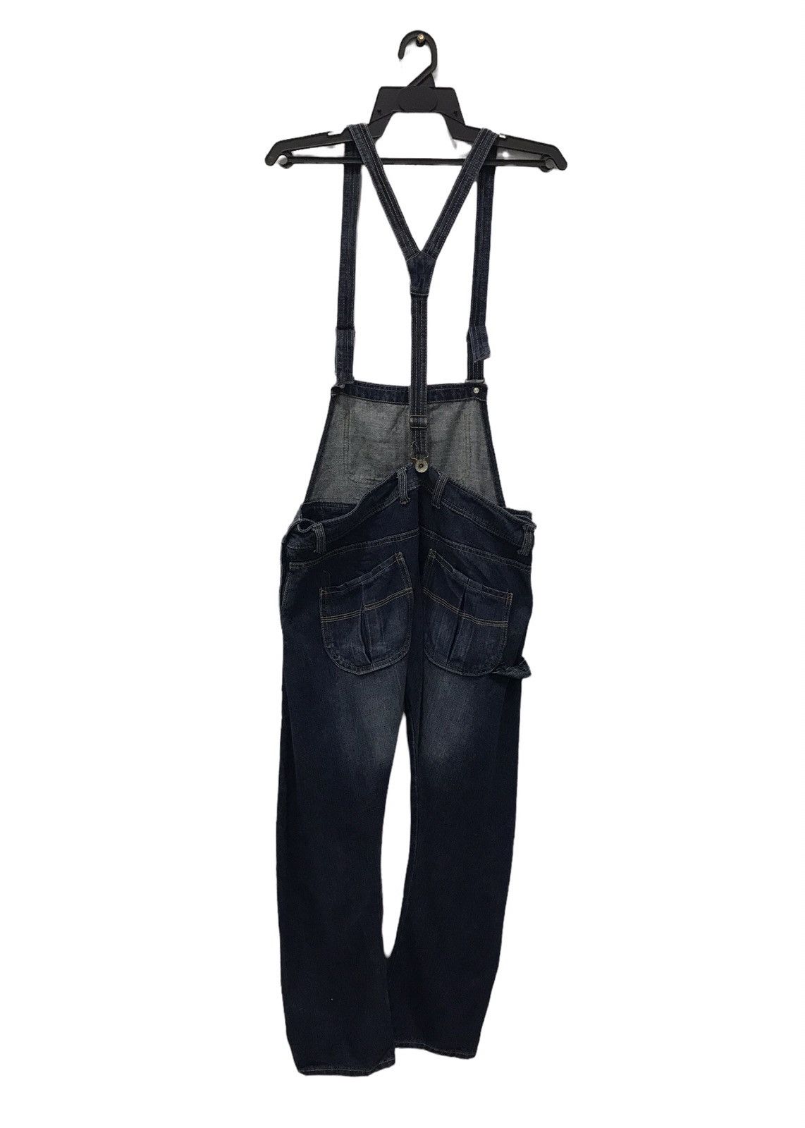 Japanese Brand NAVY NATURAL OVERALLS Size US 35 - 2 Thumbnail