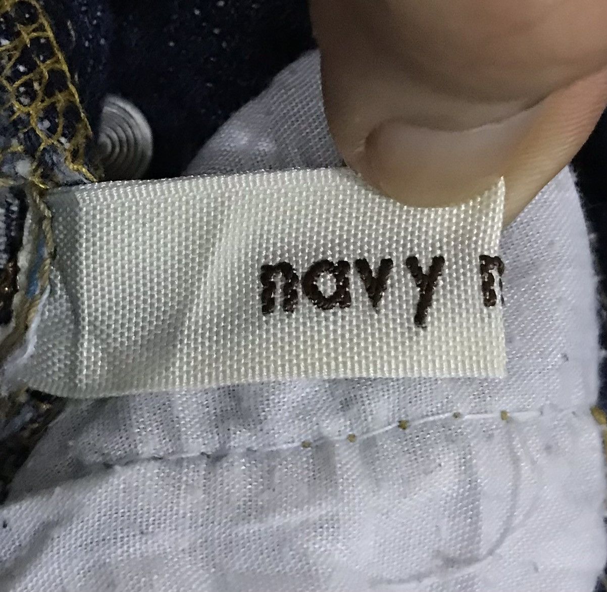 Japanese Brand NAVY NATURAL OVERALLS Size US 35 - 12 Thumbnail