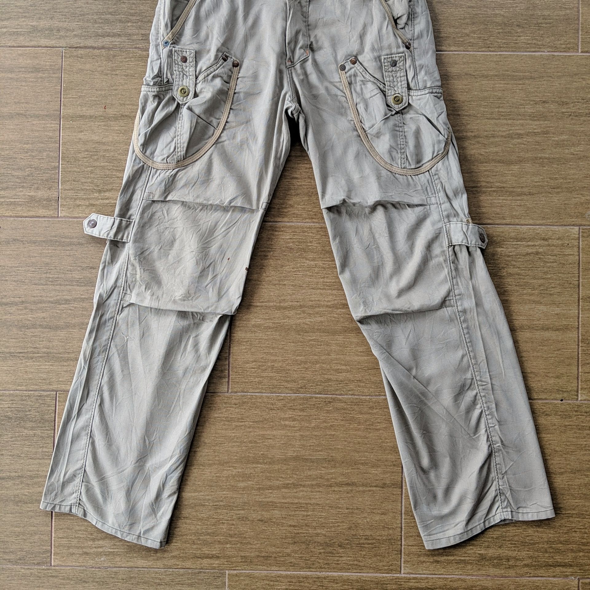 Japanese Brand W30 Vtg Edwin 505 Multi Rare Pocket Tactical Cargo Pants Size US 30 / EU 46 - 5 Thumbnail