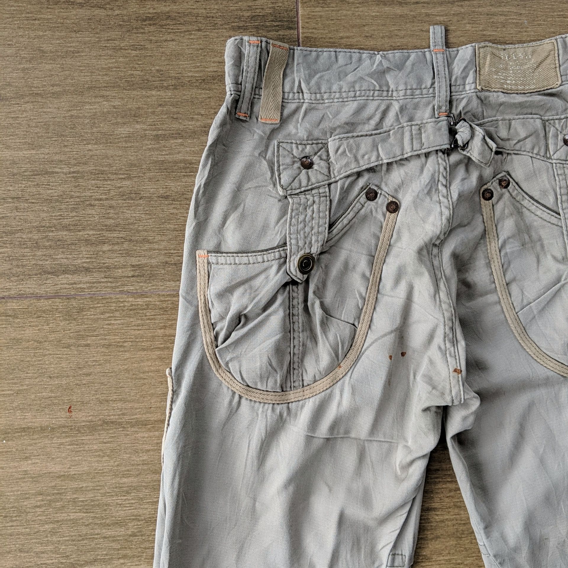 Japanese Brand W30 Vtg Edwin 505 Multi Rare Pocket Tactical Cargo Pants Size US 30 / EU 46 - 12 Thumbnail