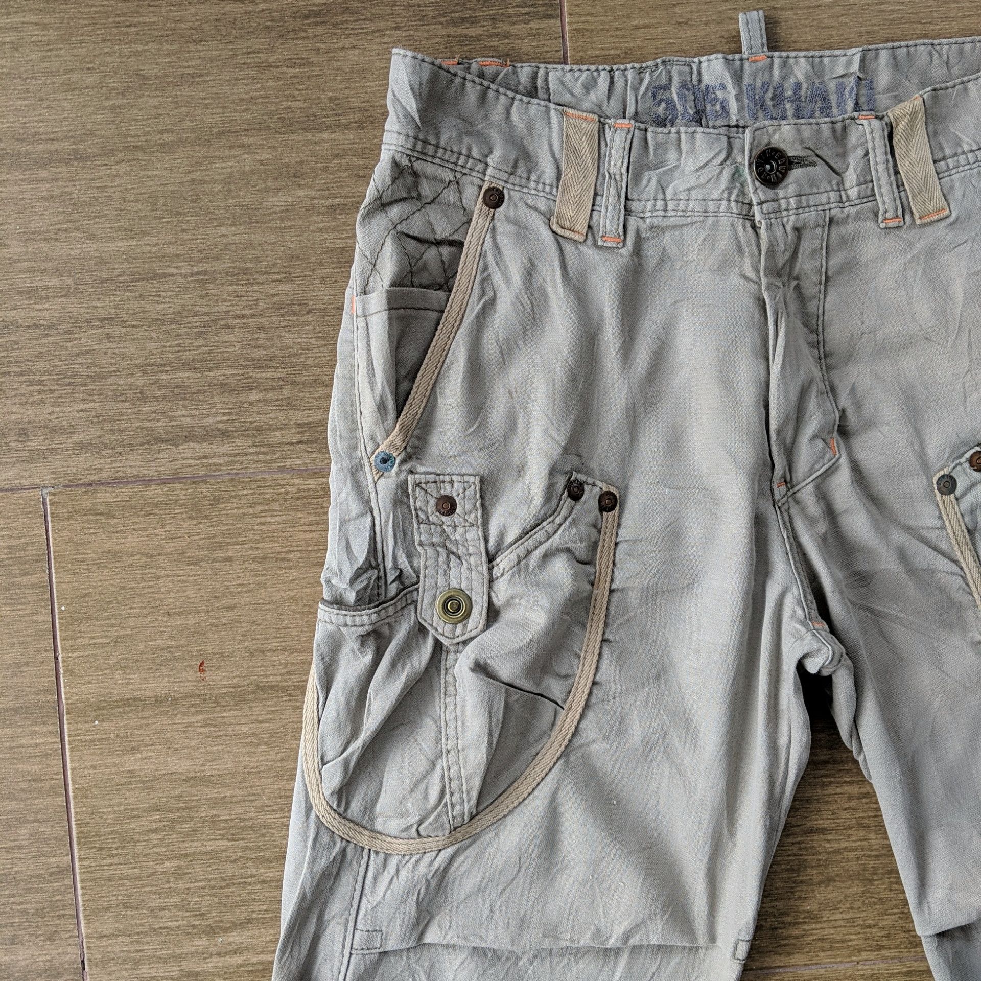 Japanese Brand W30 Vtg Edwin 505 Multi Rare Pocket Tactical Cargo Pants Size US 30 / EU 46 - 3 Thumbnail