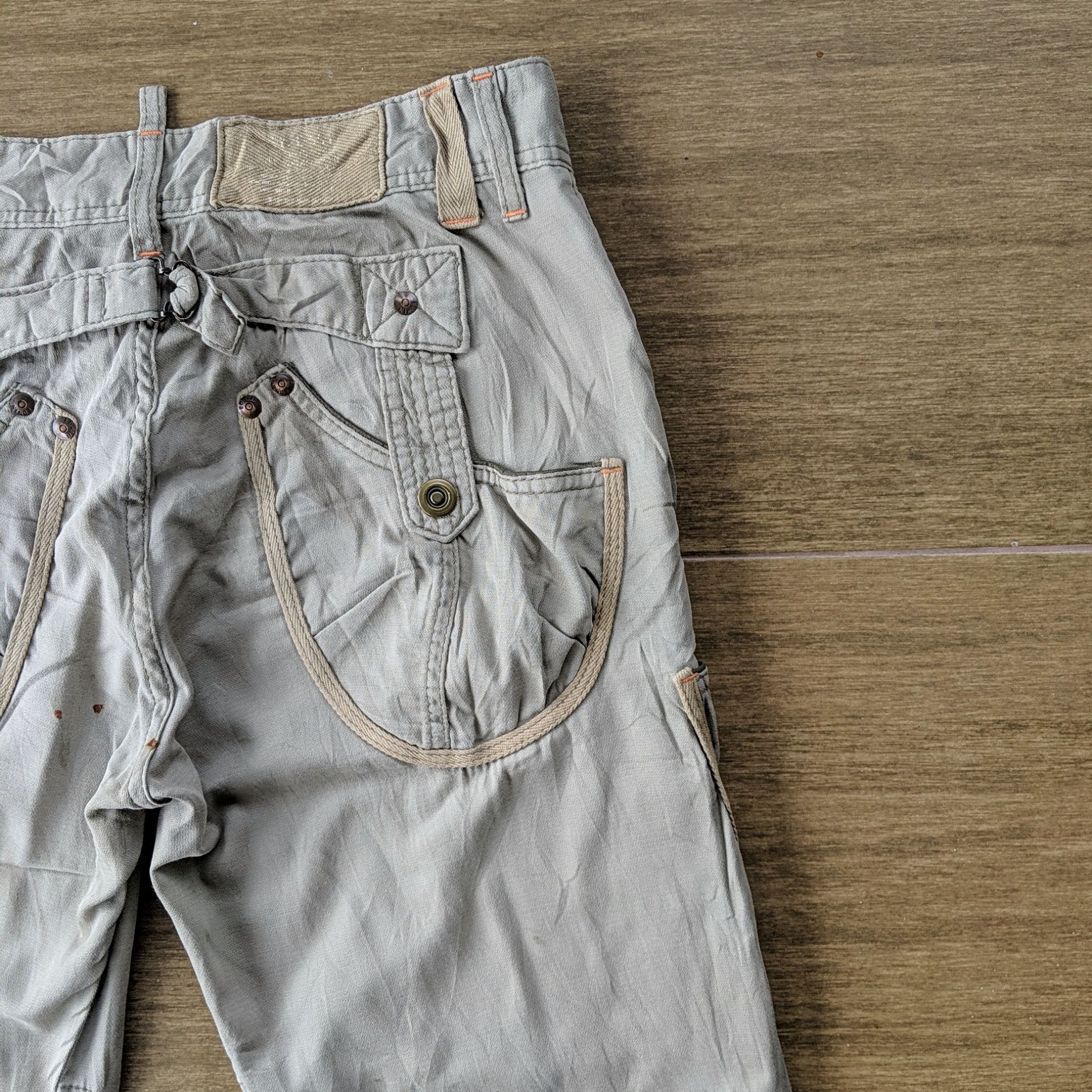 Japanese Brand W30 Vtg Edwin 505 Multi Rare Pocket Tactical Cargo Pants Size US 30 / EU 46 - 13 Thumbnail