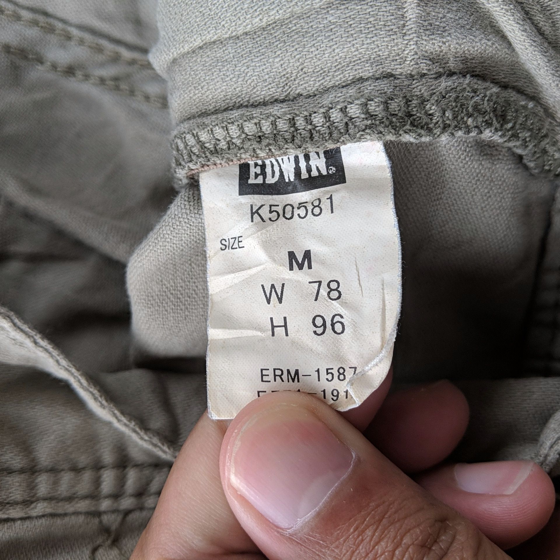 Japanese Brand W30 Vtg Edwin 505 Multi Rare Pocket Tactical Cargo Pants Size US 30 / EU 46 - 8 Thumbnail