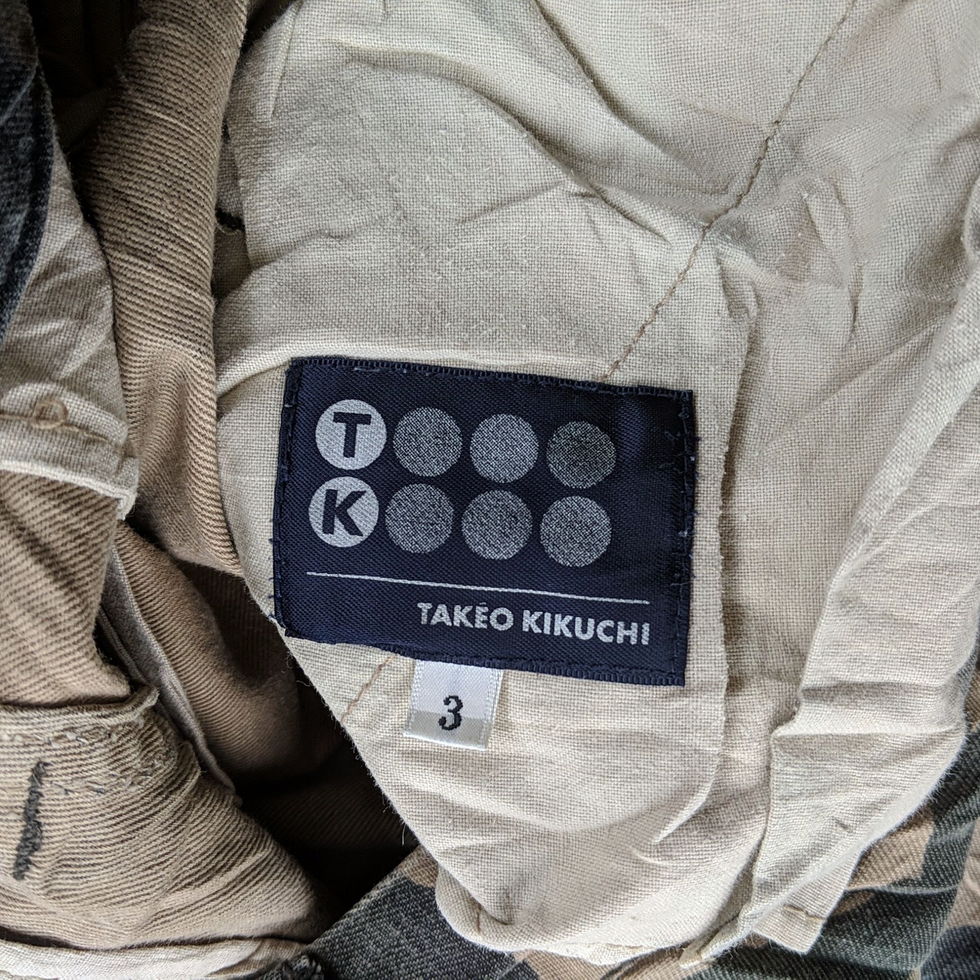 Japanese Brand W34 Vintage Takeo Kikuchi Camo Tactical Cargo Pants Size US 34 / EU 50 - 7 Thumbnail