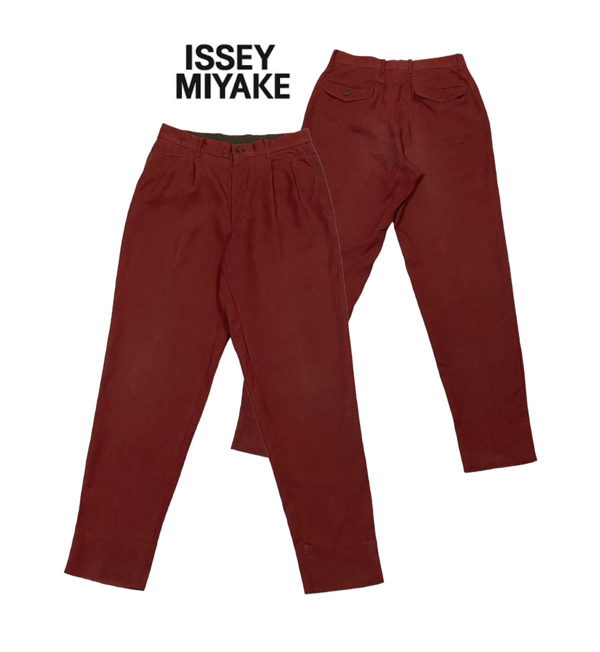Issey Miyake Issey Miyake Pre-Owned 1980s Tailored Trousers Pants Size US 32 / EU 48 - 1 Thumbnail
