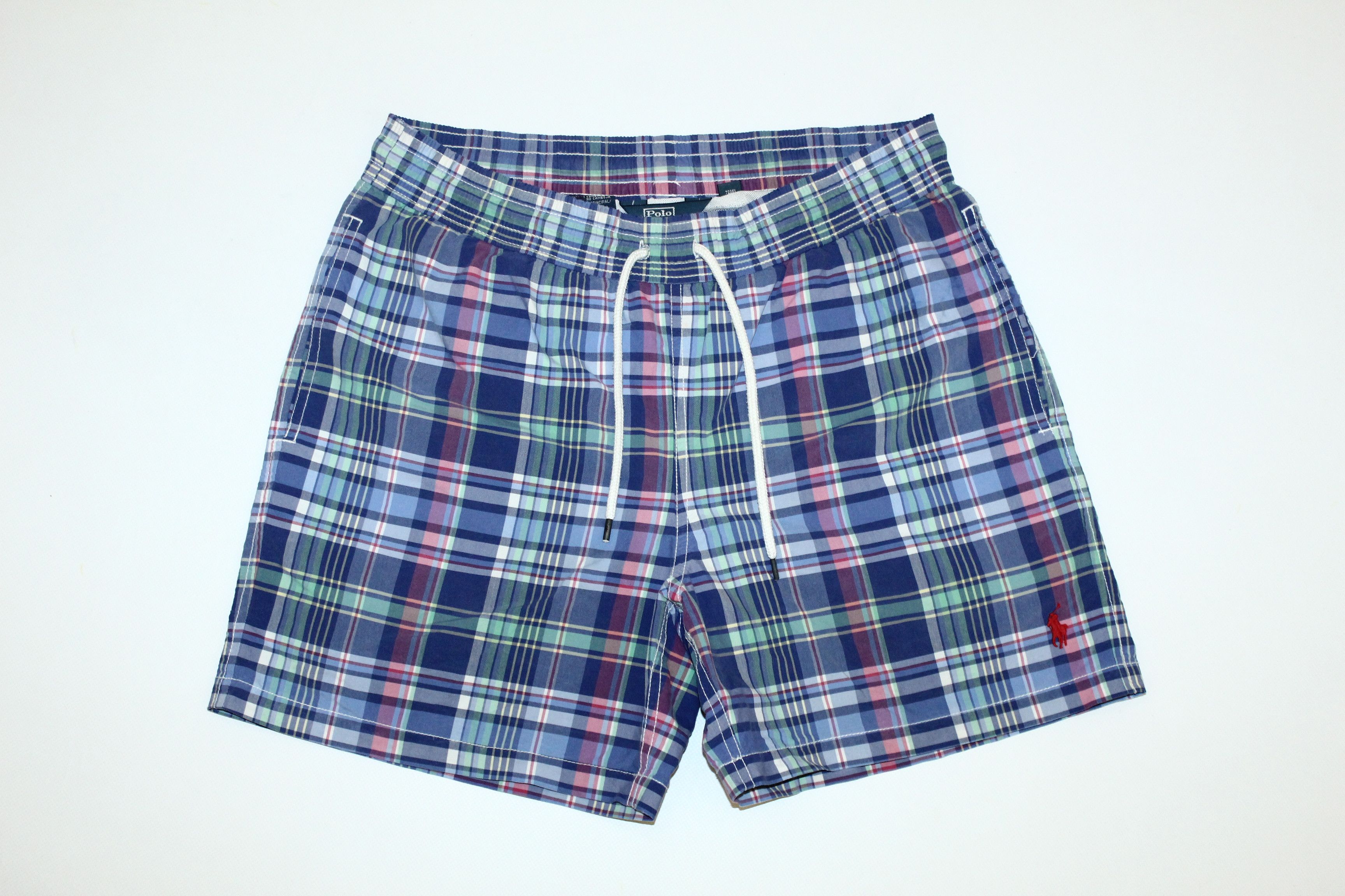 Polo Ralph Lauren VTG🔥 Polo Ralph Lauren Double Check Nylon Blend Shorts Size US 32 / EU 48 - 7 Thumbnail