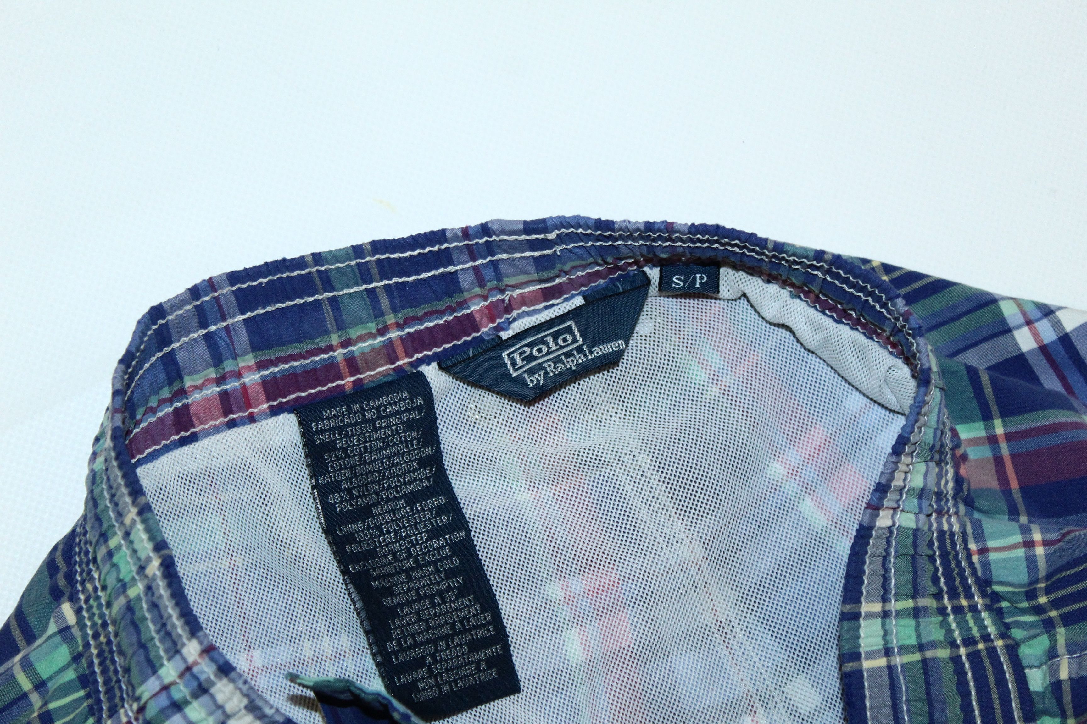 Polo Ralph Lauren VTG🔥 Polo Ralph Lauren Double Check Nylon Blend Shorts Size US 32 / EU 48 - 3 Thumbnail