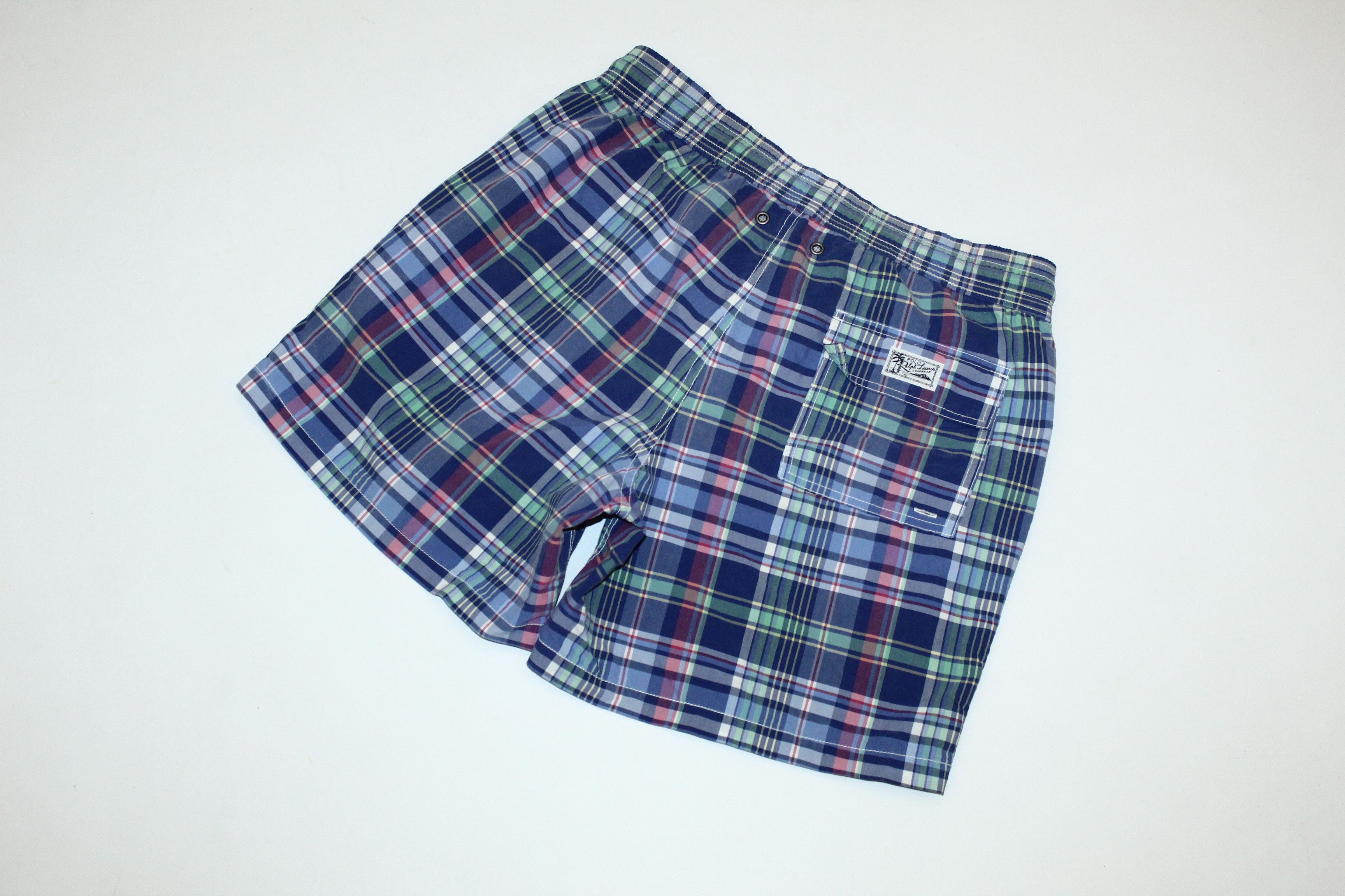 Polo Ralph Lauren VTG🔥 Polo Ralph Lauren Double Check Nylon Blend Shorts Size US 32 / EU 48 - 5 Thumbnail