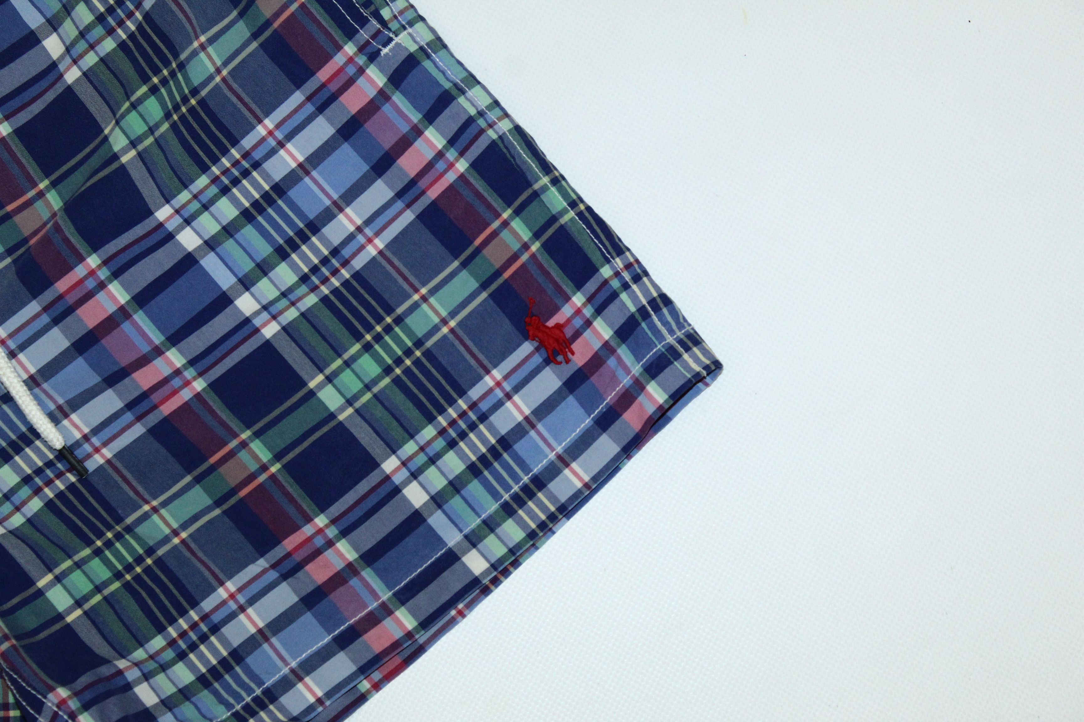 Polo Ralph Lauren VTG🔥 Polo Ralph Lauren Double Check Nylon Blend Shorts Size US 32 / EU 48 - 2 Thumbnail