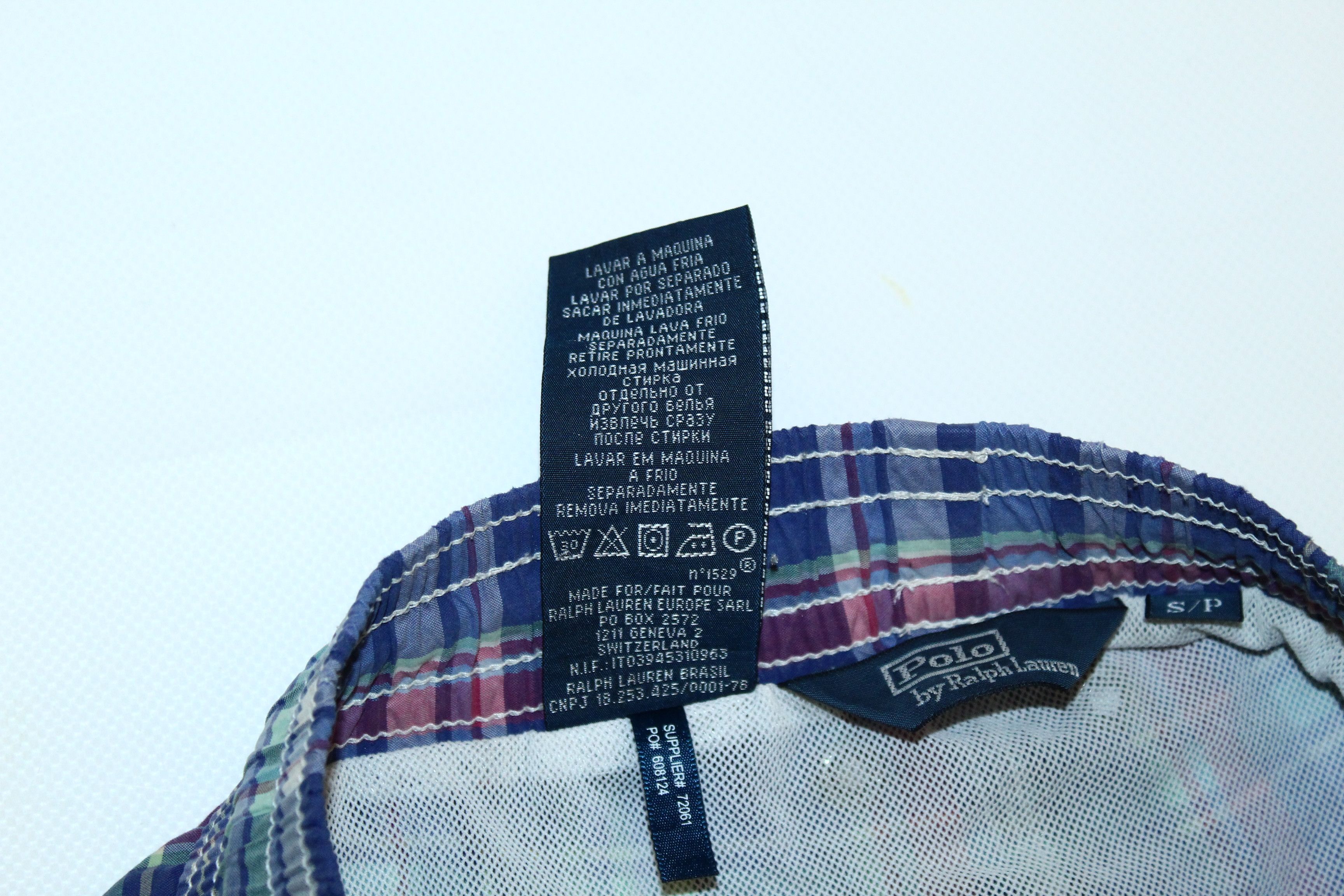 Polo Ralph Lauren VTG🔥 Polo Ralph Lauren Double Check Nylon Blend Shorts Size US 32 / EU 48 - 4 Thumbnail