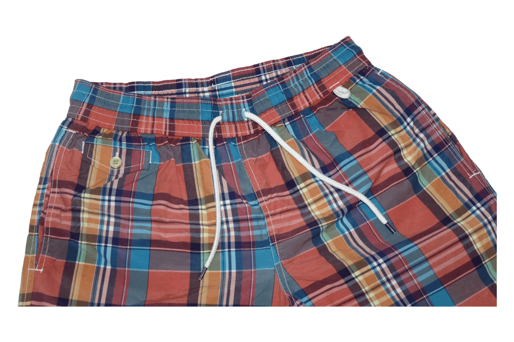 Polo Ralph Lauren VTG 🔥 Polo Ralph Lauren Madras Cotton Nylon Shorts Size US 32 / EU 48 - 2 Thumbnail