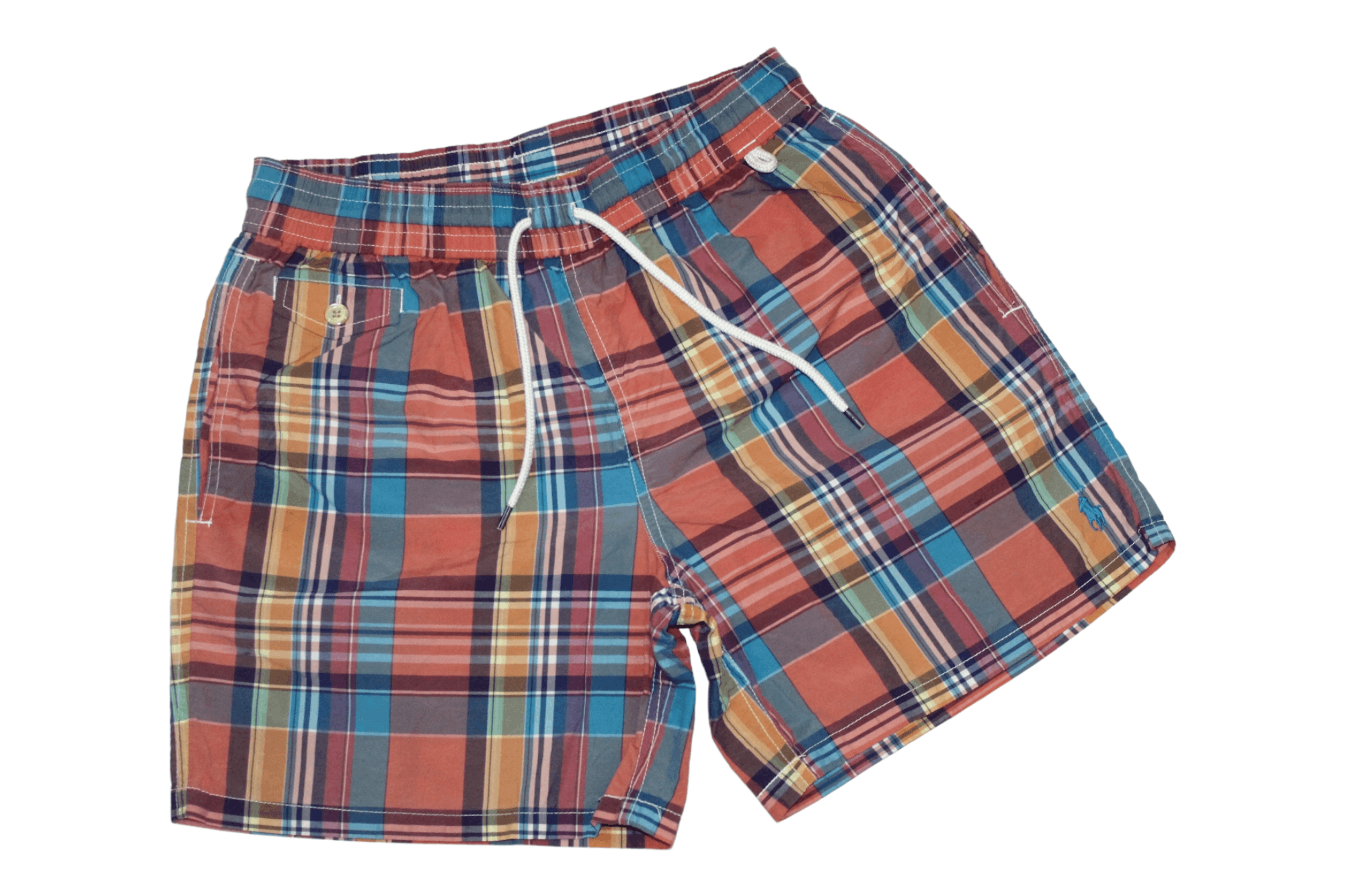Polo Ralph Lauren VTG 🔥 Polo Ralph Lauren Madras Cotton Nylon Shorts Size US 32 / EU 48 - 1 Thumbnail