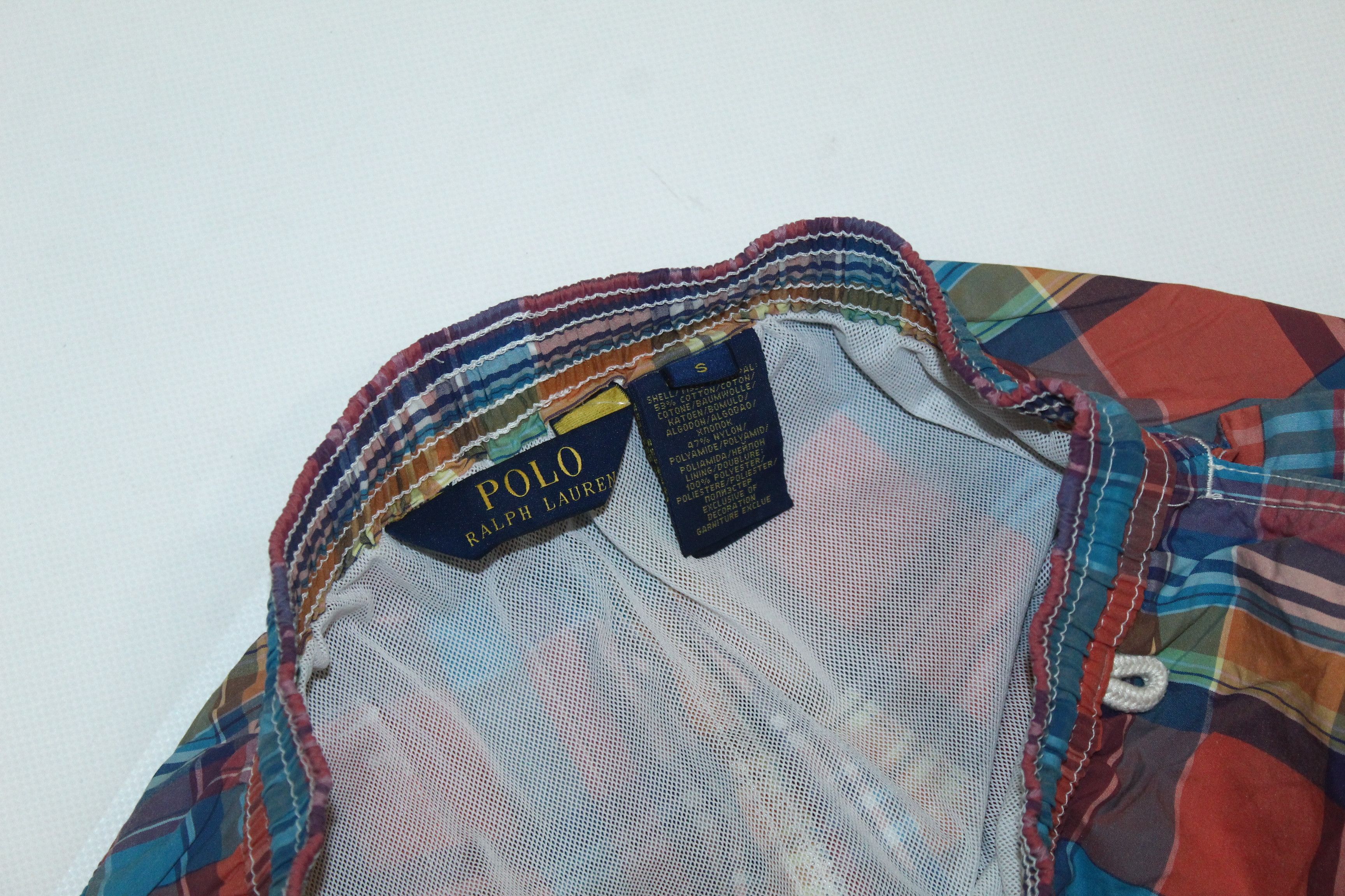 Polo Ralph Lauren VTG 🔥 Polo Ralph Lauren Madras Cotton Nylon Shorts Size US 32 / EU 48 - 4 Thumbnail