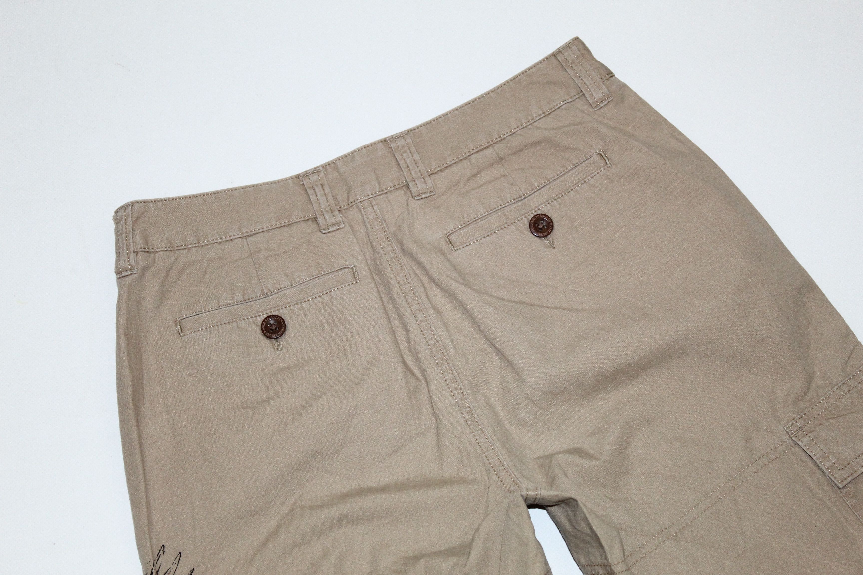 Polo Ralph Lauren 🔥 RARE 🔥 Polo Ralph Lauren Hunting Khaki Cargo Shorts Size US 29 - 7 Thumbnail