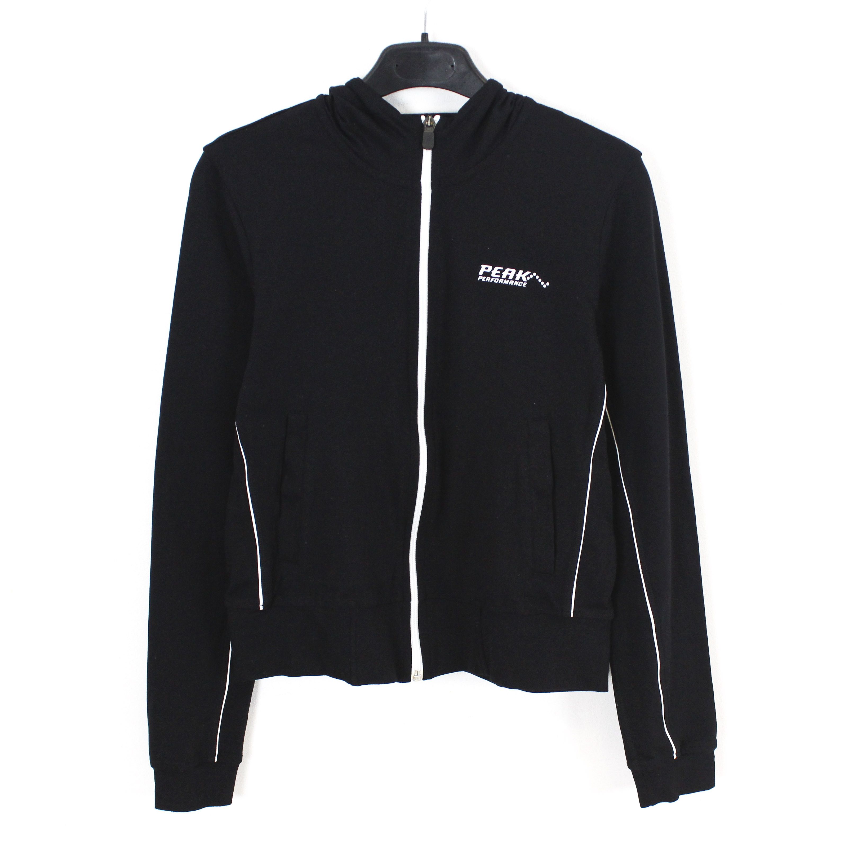 Peak Performance Women M Hoodie Tracksuit Jumper Sweatshirt Jacket Black Zip Size M / US 6-8 / IT 42-44 - 1 Thumbnail