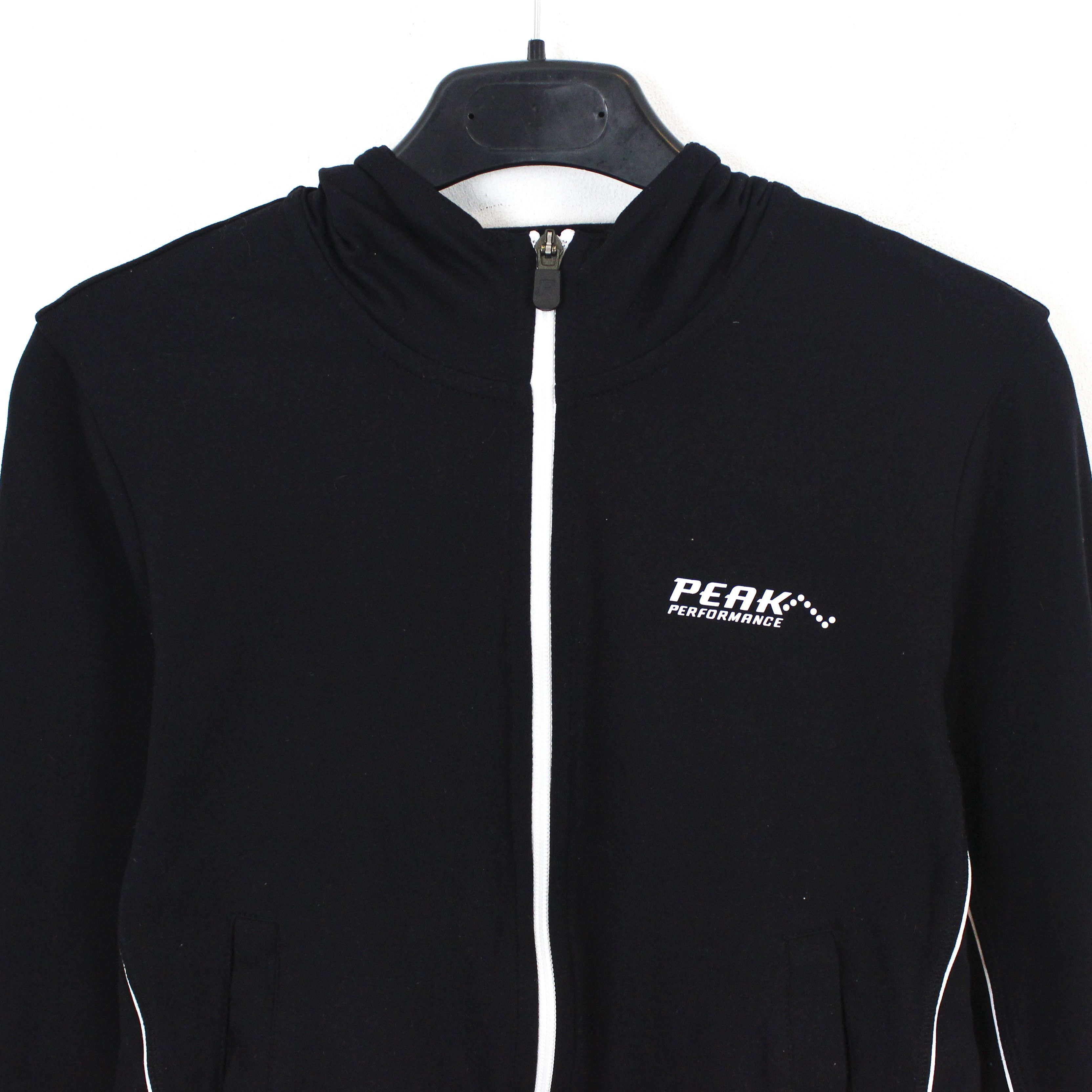 Peak Performance Women M Hoodie Tracksuit Jumper Sweatshirt Jacket Black Zip Size M / US 6-8 / IT 42-44 - 2 Thumbnail