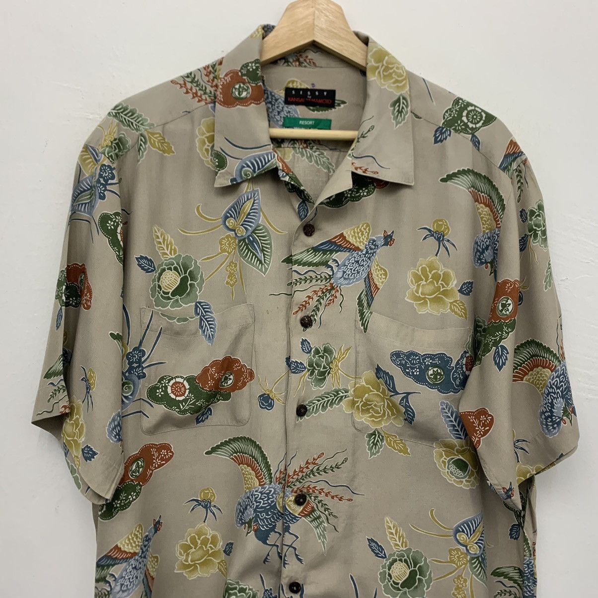 Kansai Yamamoto Kansai Yamamoto Rayon Shirt Size US L / EU 52-54 / 3 - 4 Thumbnail