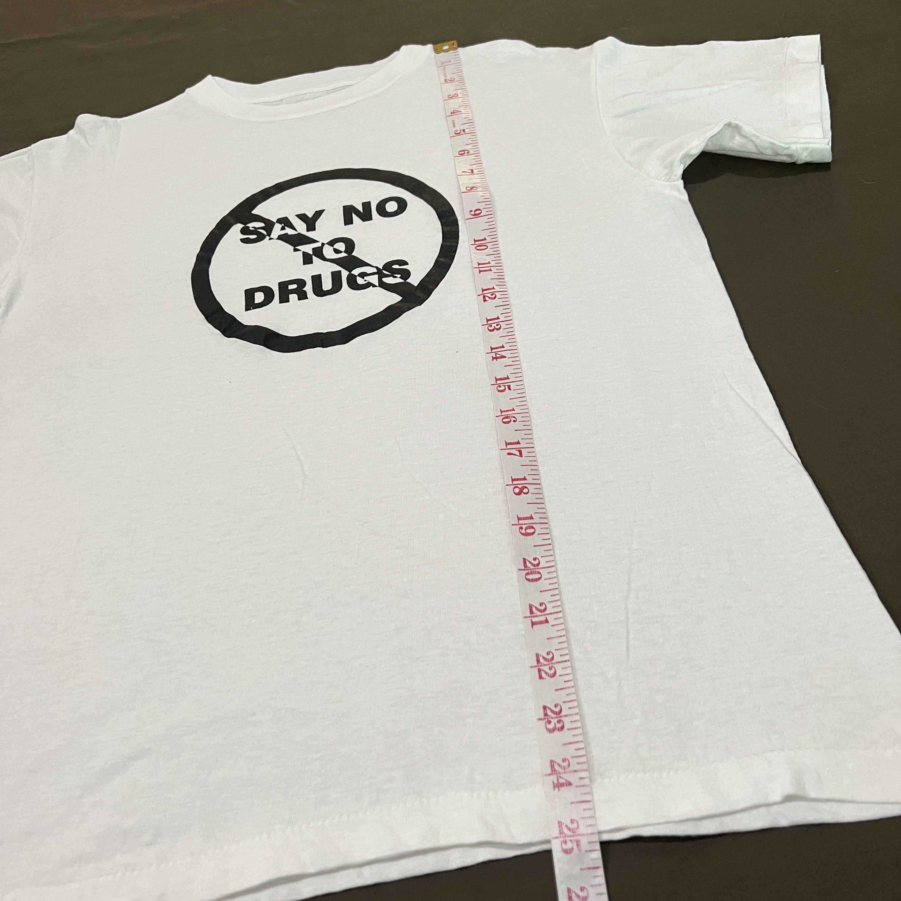 Vintage Vintage 90s Say No To Drugs Promo tee Shirt Size US M / EU 48-50 / 2 - 10 Thumbnail