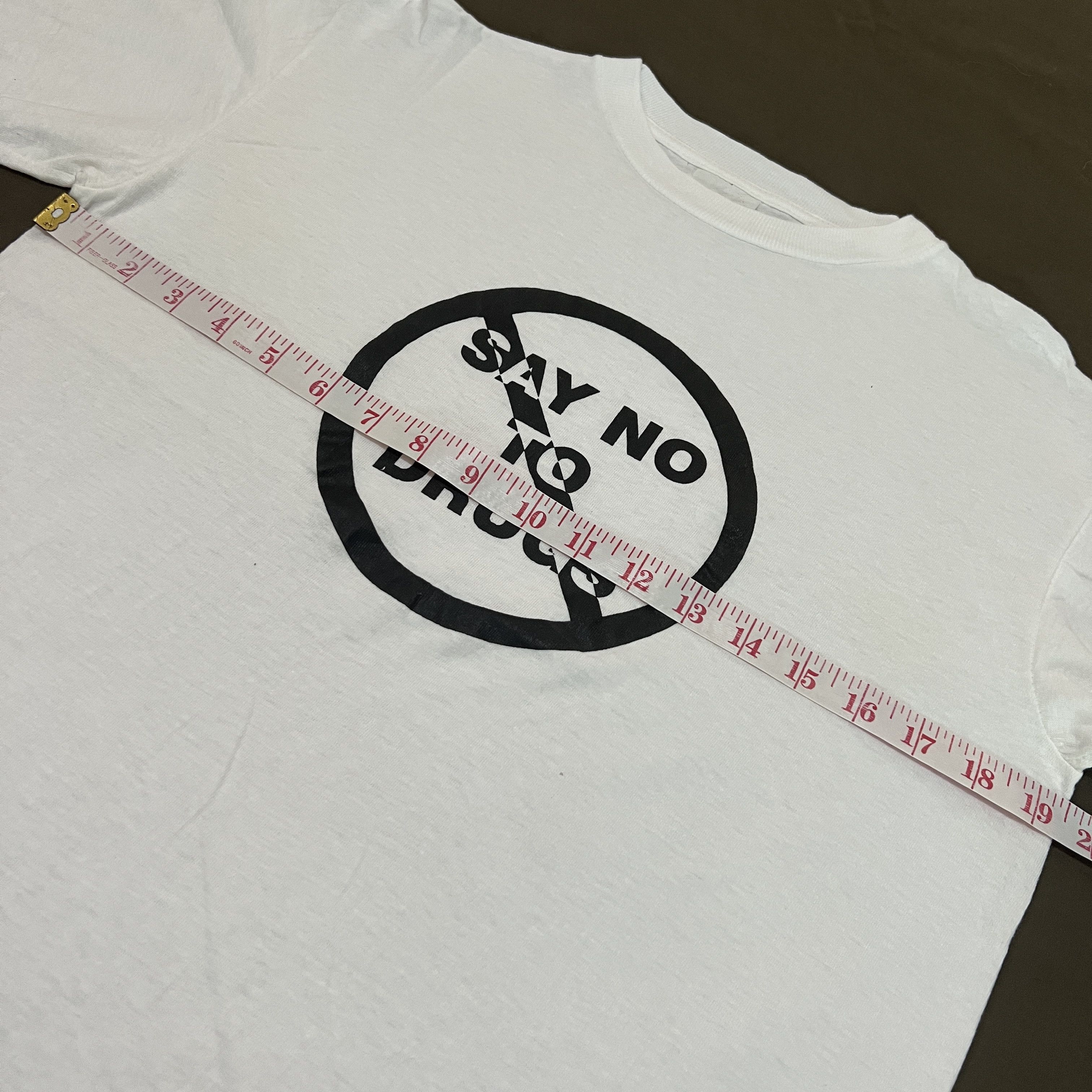 Vintage Vintage 90s Say No To Drugs Promo tee Shirt Size US M / EU 48-50 / 2 - 9 Thumbnail