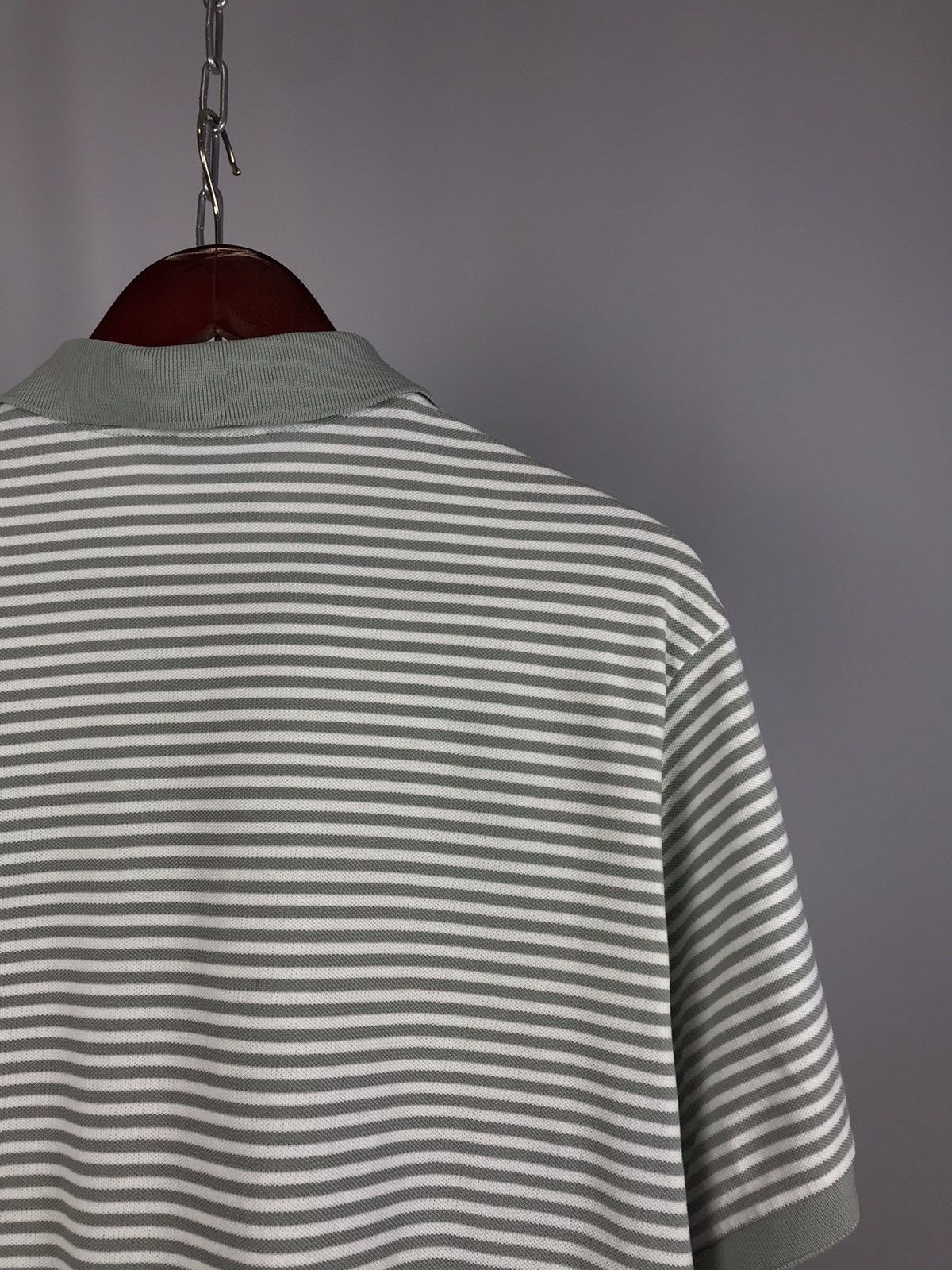 Lacoste Lacoste luxury streetwear stripes polo tee Size US XXL / EU 58 / 5 - 5 Thumbnail
