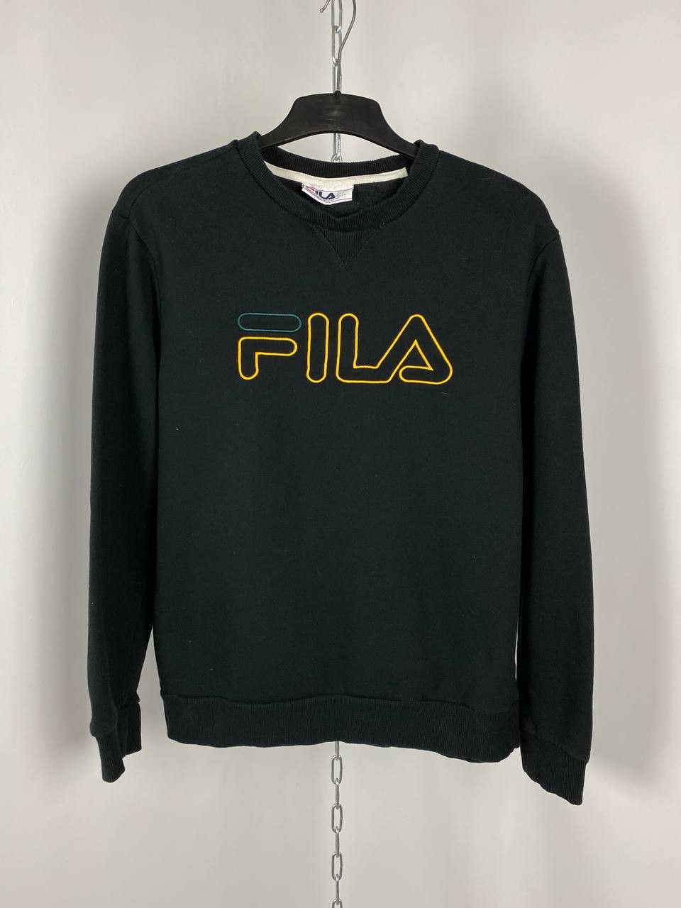 Fila FILA vintage big logo black sweatshirt size L Size US L / EU 52-54 / 3 - 1 Thumbnail