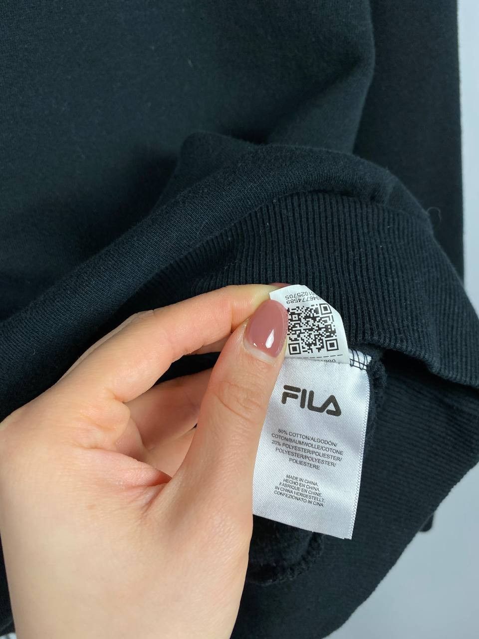 Fila FILA vintage big logo black sweatshirt size L Size US L / EU 52-54 / 3 - 4 Thumbnail