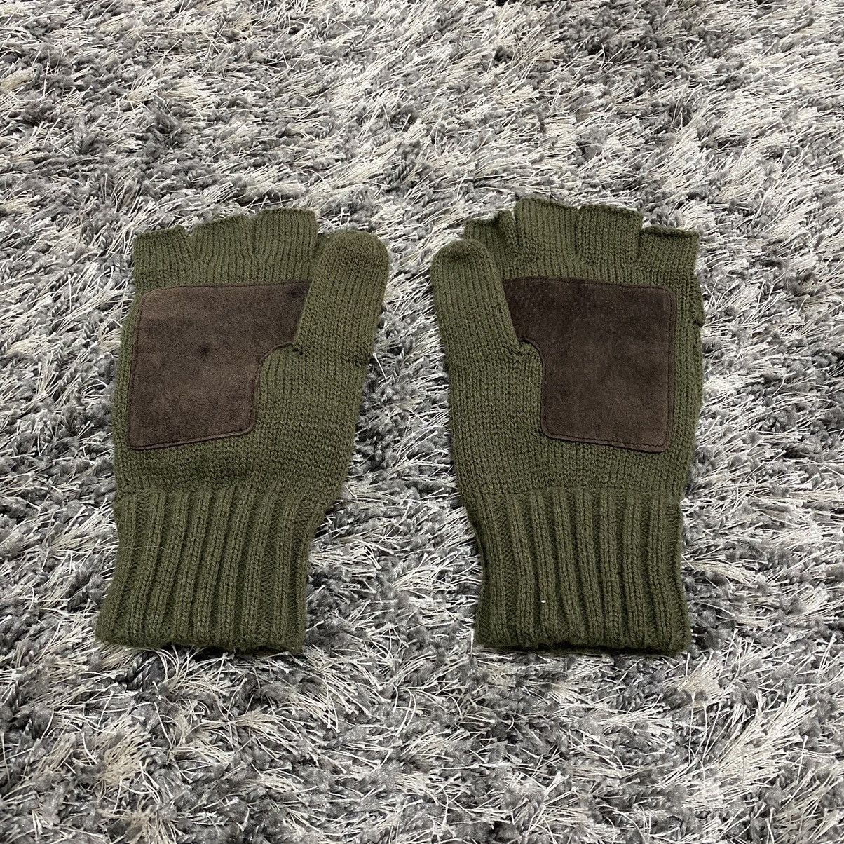 Vintage RETRO PUNK KNITTED VINTAGE Y2K TRANSFORMER GLOVES - № 4110 Size ONE SIZE - 5 Thumbnail