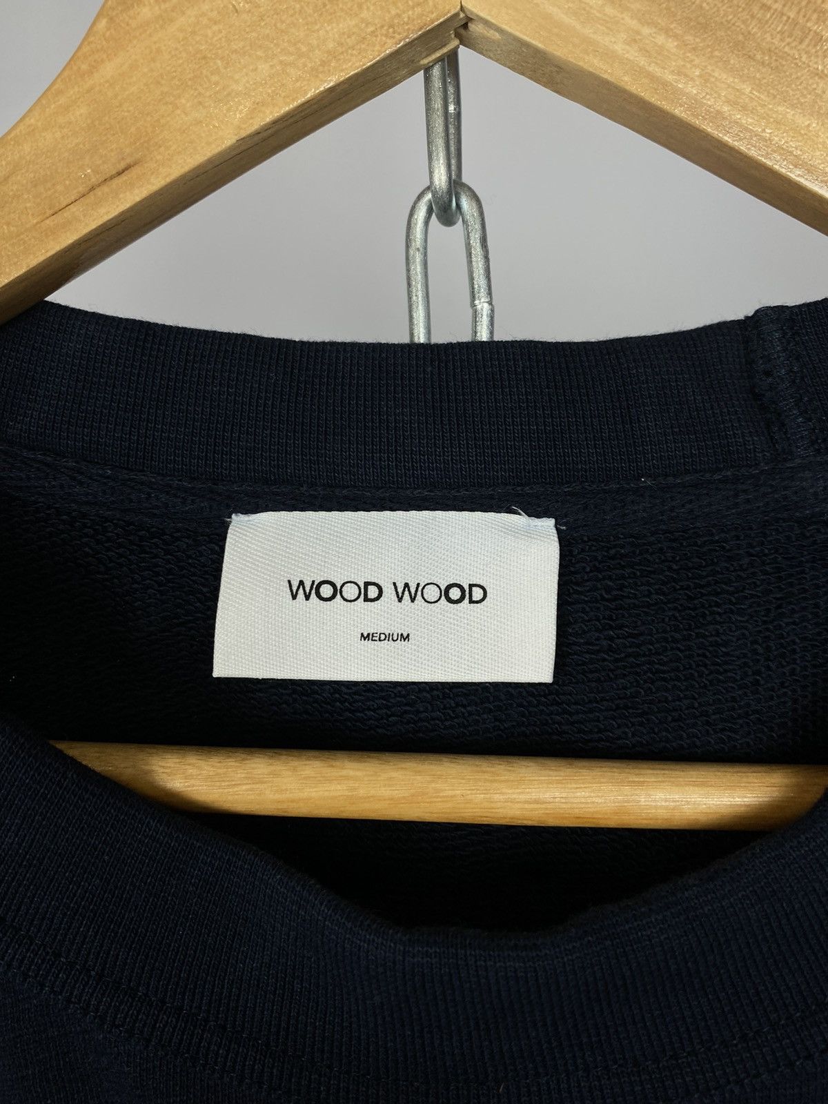 Wood Wood Wood wood women’s sweatshirt streetwear blue size M Size M / US 6-8 / IT 42-44 - 3 Thumbnail