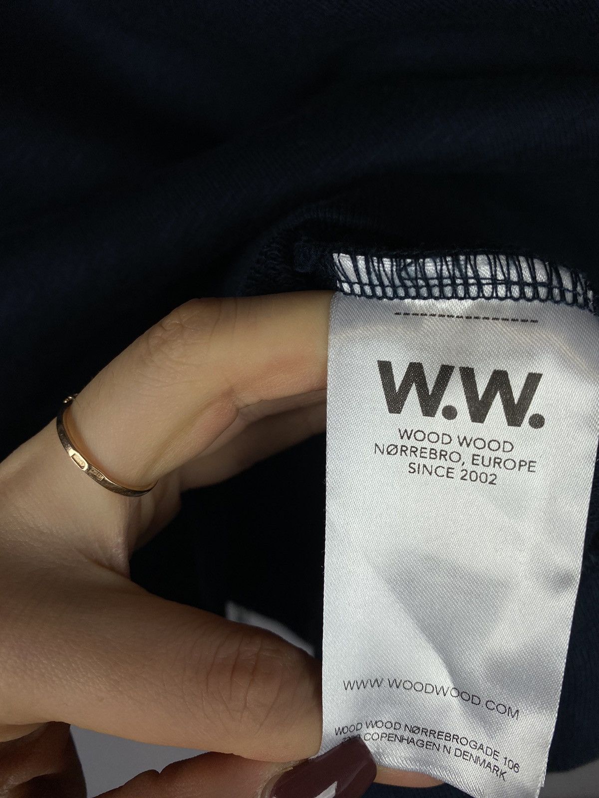 Wood Wood Wood wood women’s sweatshirt streetwear blue size M Size M / US 6-8 / IT 42-44 - 4 Thumbnail