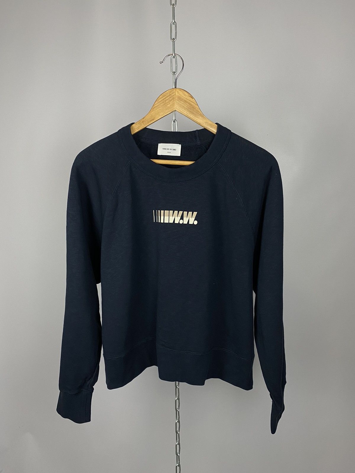 Wood Wood Wood wood women’s sweatshirt streetwear blue size M Size M / US 6-8 / IT 42-44 - 1 Thumbnail