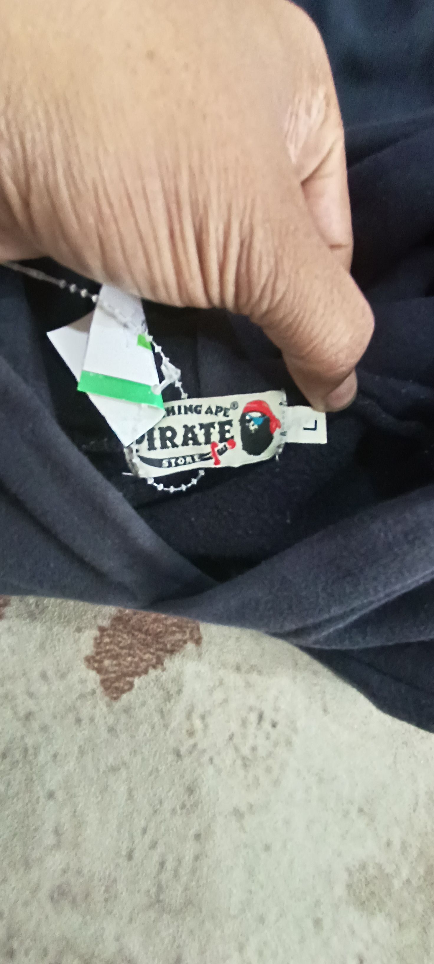Bape A bathing ape pirate big logo hoodie Size US L / EU 52-54 / 3 - 7 Thumbnail