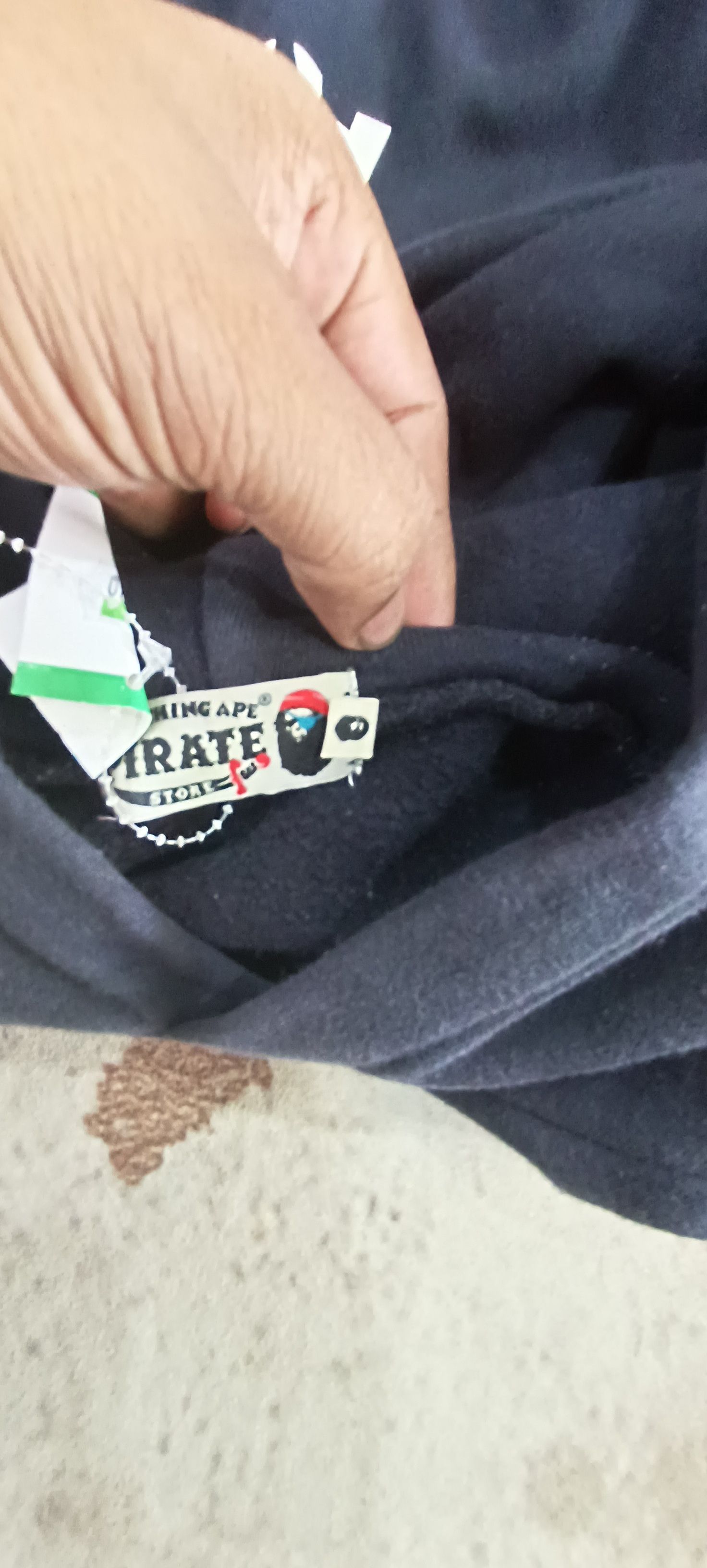 Bape A bathing ape pirate big logo hoodie Size US L / EU 52-54 / 3 - 6 Thumbnail