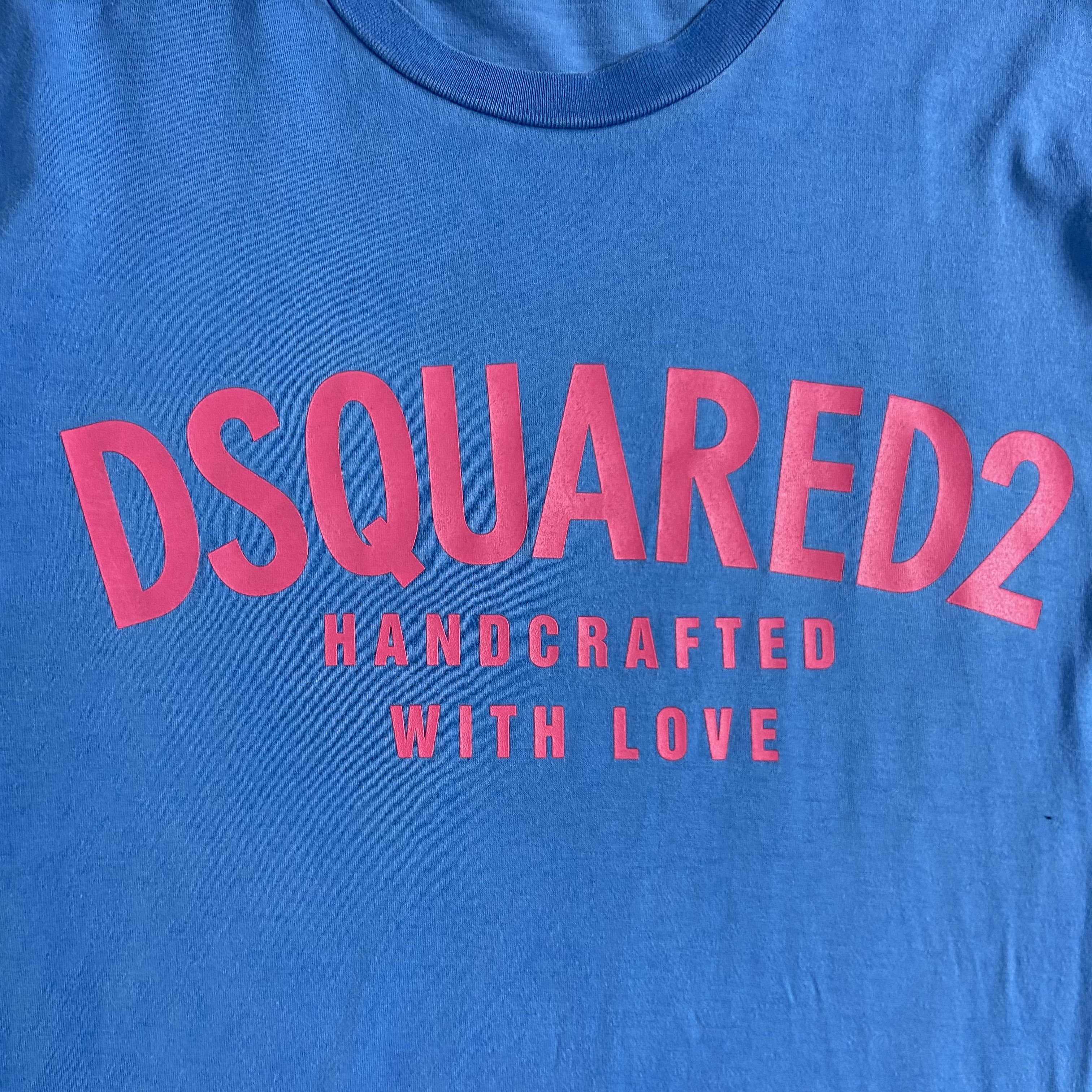 Dsquared2 RARE HANDCRAFTED WITH LOVE ORGANIC TEE DSQUARED2 CUTE TEE Size US XL / EU 56 / 4 - 5 Thumbnail