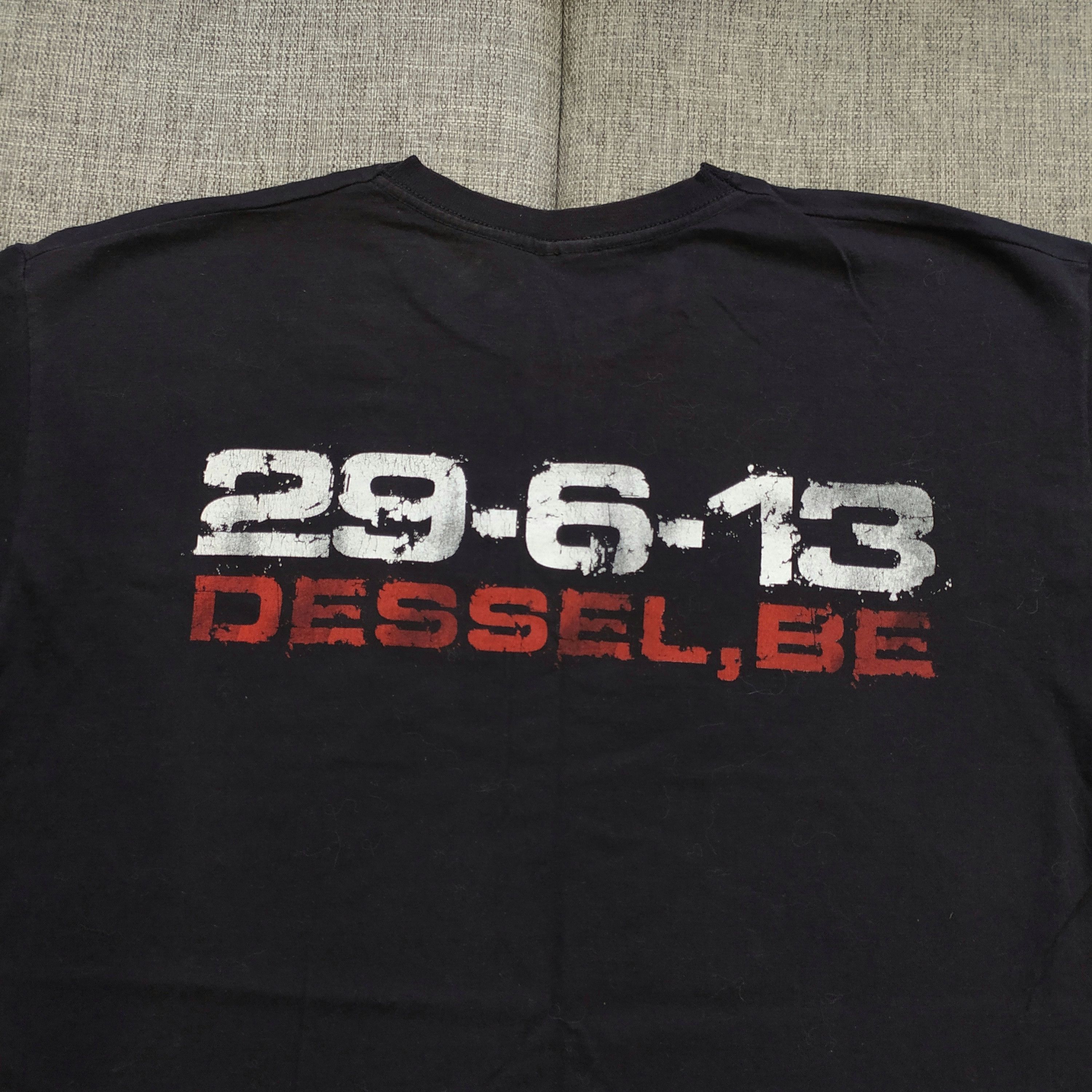Band Tees × Vintage Vintage Y2K Slipknot Desel Belgium Band Tee Size US L / EU 52-54 / 3 - 5 Thumbnail