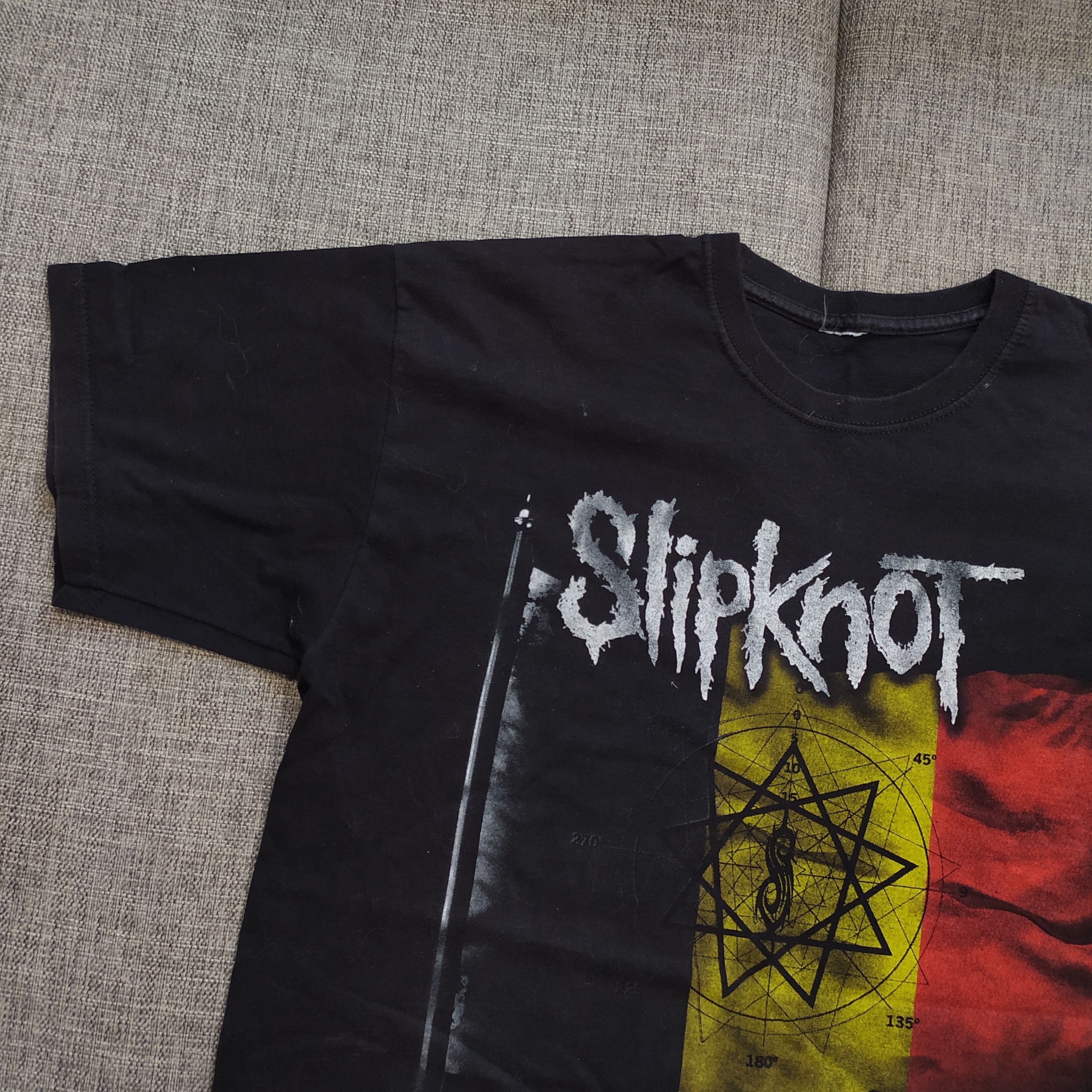 Band Tees × Vintage Vintage Y2K Slipknot Desel Belgium Band Tee Size US L / EU 52-54 / 3 - 2 Thumbnail