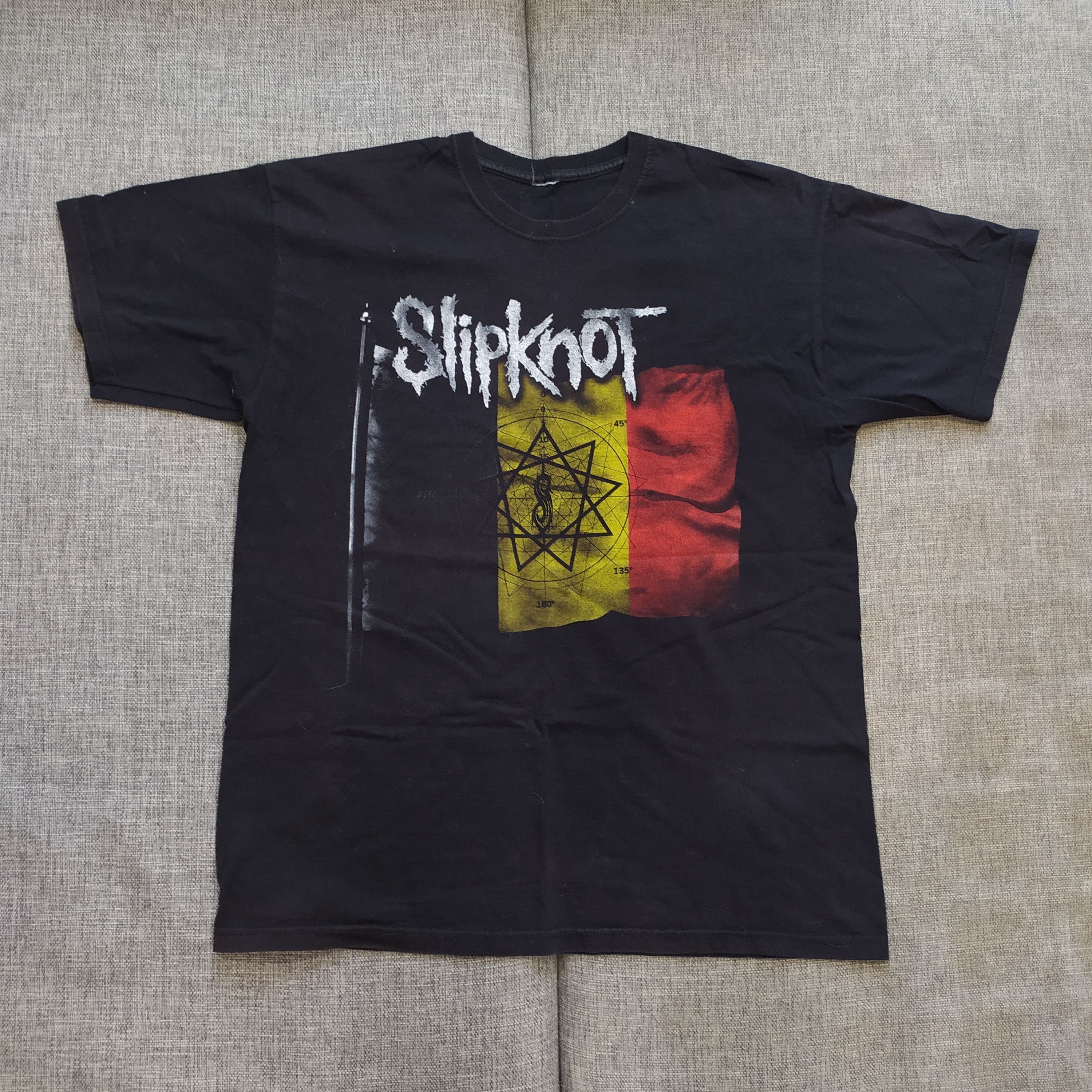 Band Tees × Vintage Vintage Y2K Slipknot Desel Belgium Band Tee Size US L / EU 52-54 / 3 - 1 Thumbnail