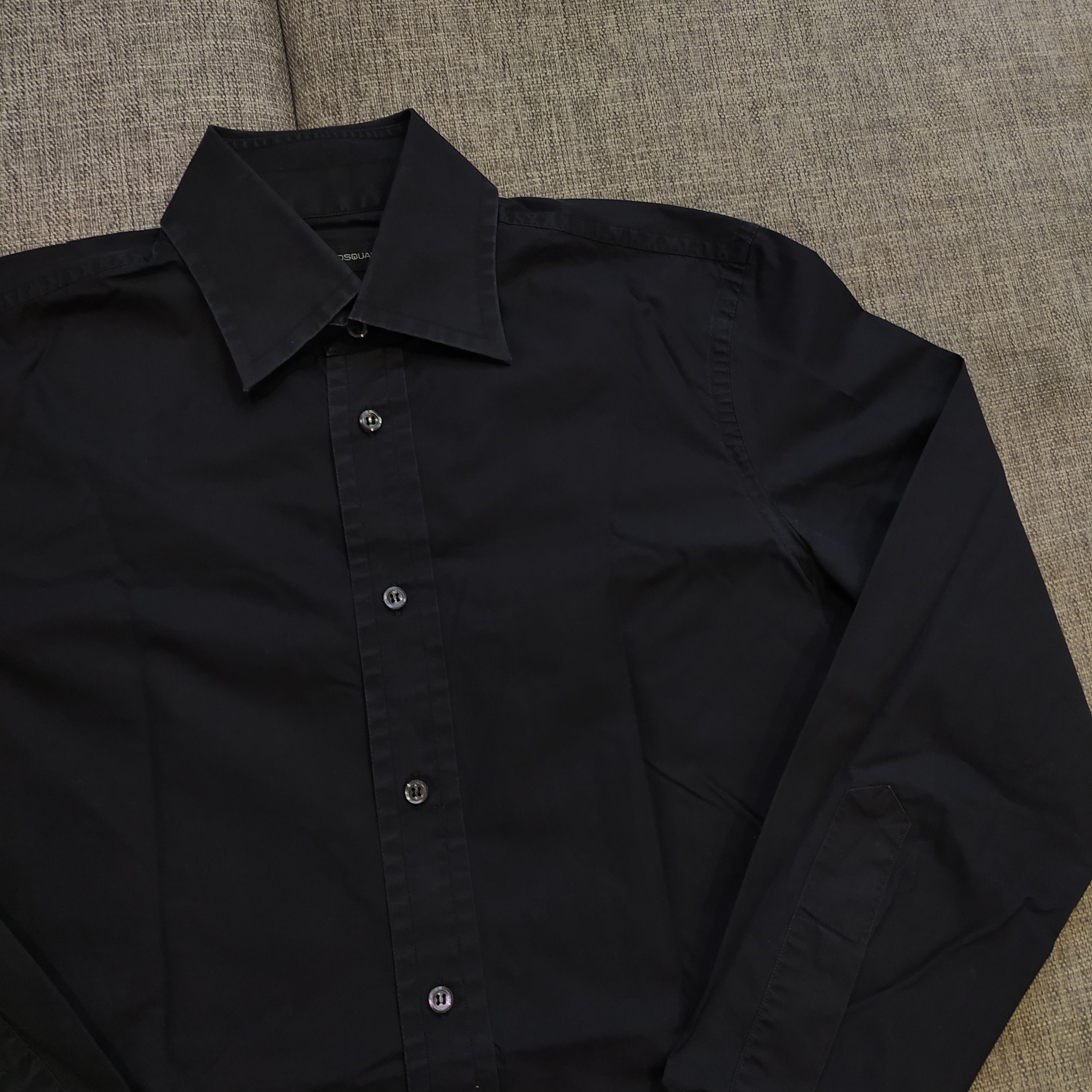 Dsquared2 × Vintage Vintage Dsquared2 Luxury Class Act logo Total Black shirt Size US M / EU 48-50 / 2 - 3 Thumbnail