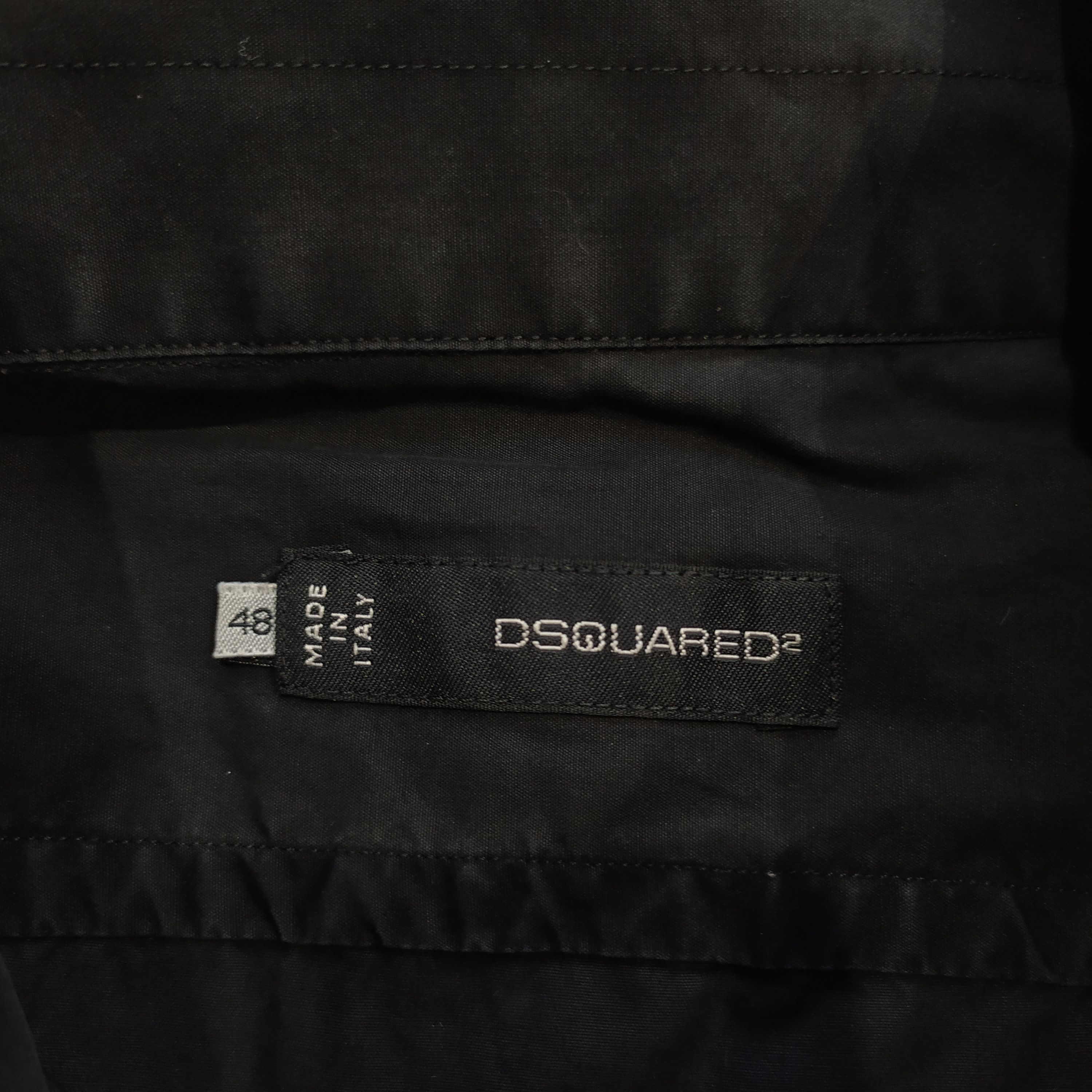 Dsquared2 × Vintage Vintage Dsquared2 Luxury Class Act logo Total Black shirt Size US M / EU 48-50 / 2 - 9 Thumbnail