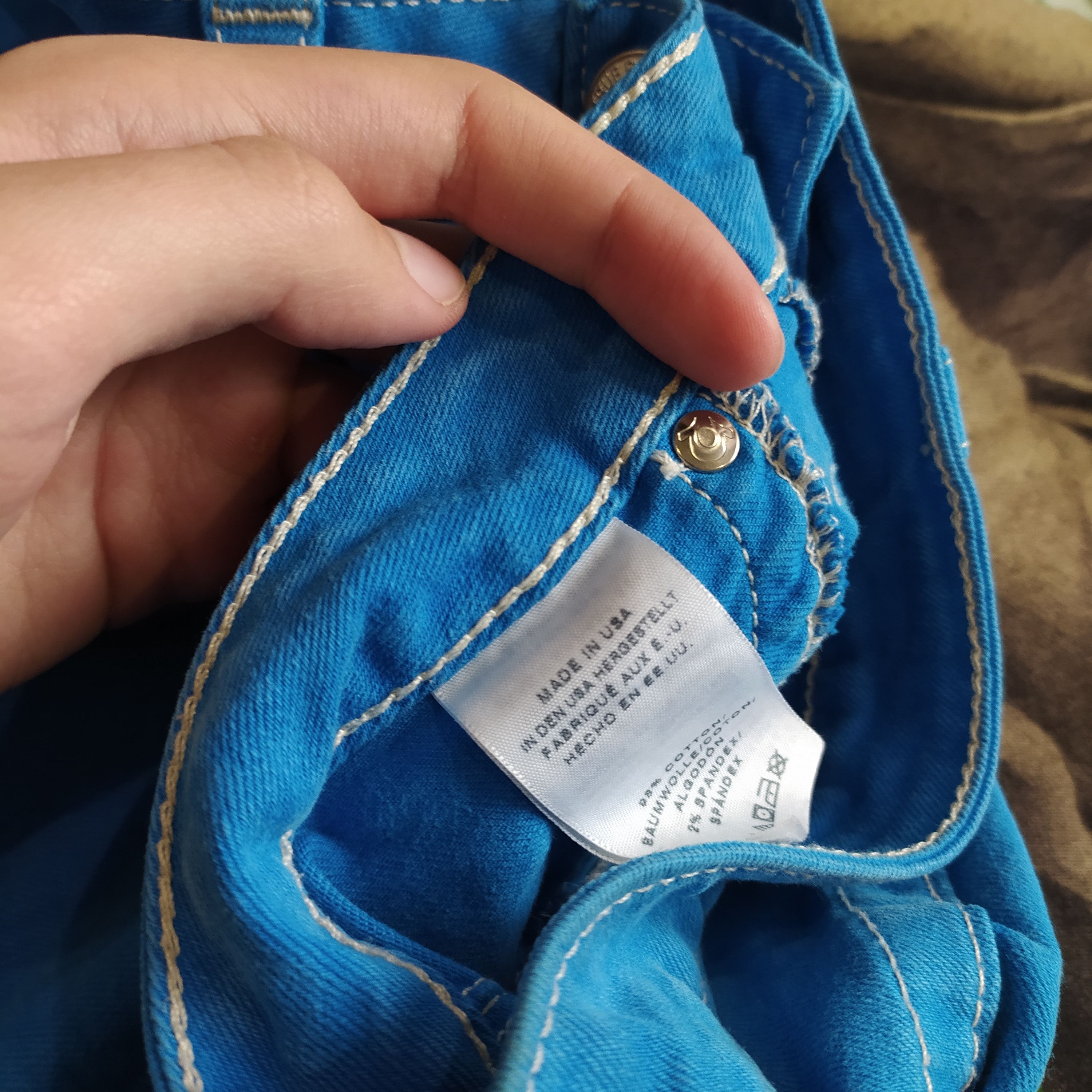 Japanese Brand × True Religion Vintage Y2K japanese Style Skinny True Religion Denim Jeans Size 29" - 5 Thumbnail