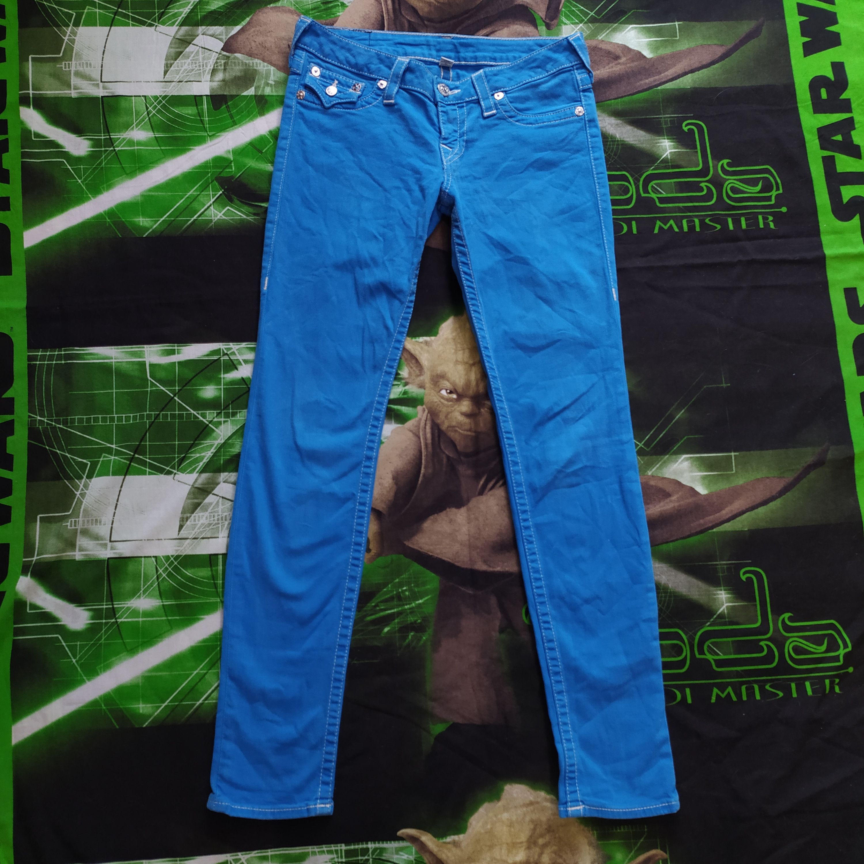 Japanese Brand × True Religion Vintage Y2K japanese Style Skinny True Religion Denim Jeans Size 29" - 1 Thumbnail