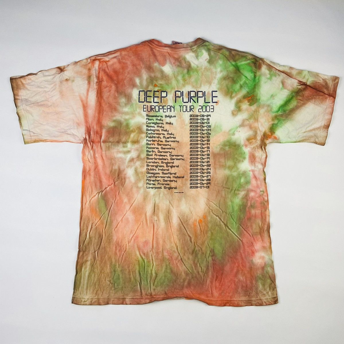 Band Tees 2003 DEEP PURPLE Y2K MATRIX BINARY CODE RARE TEE - № 324 Size US XL / EU 56 / 4 - 8 Thumbnail