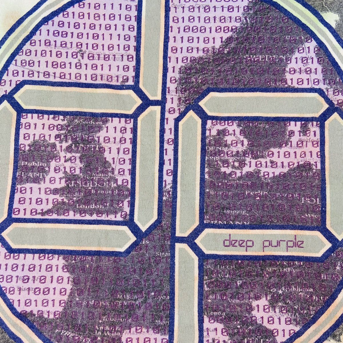 Band Tees 2003 DEEP PURPLE Y2K MATRIX BINARY CODE RARE TEE - № 324 Size US XL / EU 56 / 4 - 3 Thumbnail
