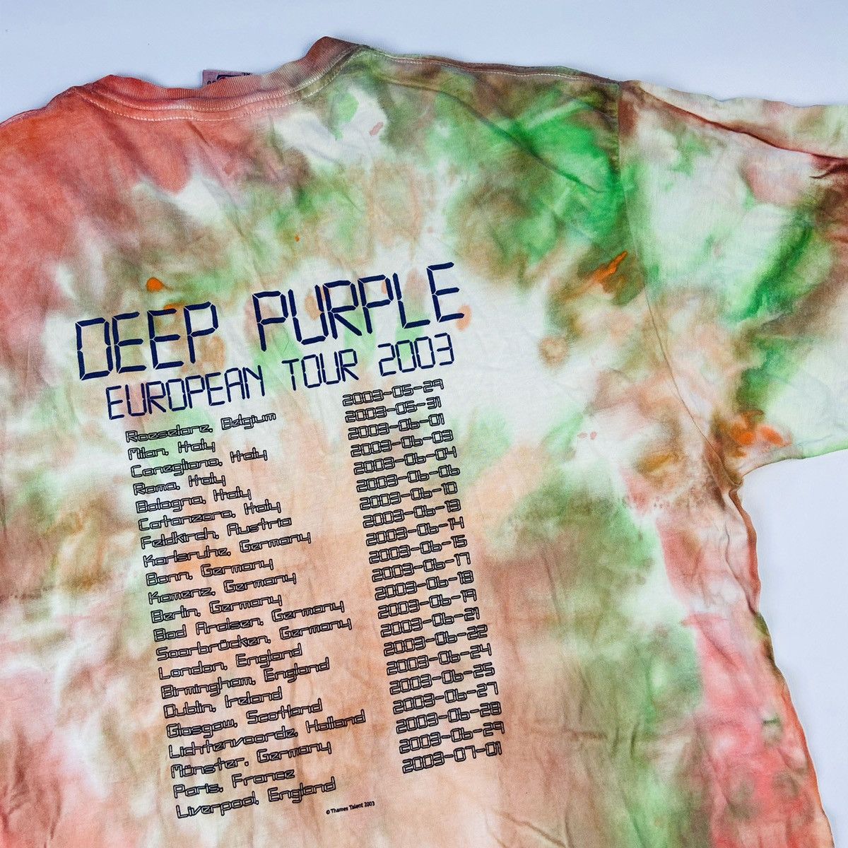 Band Tees 2003 DEEP PURPLE Y2K MATRIX BINARY CODE RARE TEE - № 324 Size US XL / EU 56 / 4 - 4 Thumbnail